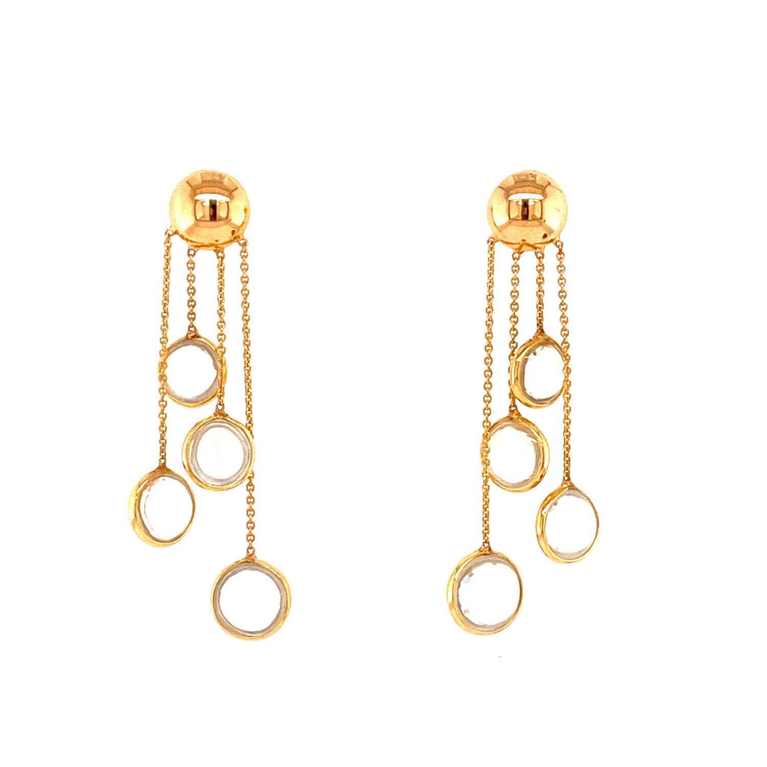 Moonstone Dangle Earrings