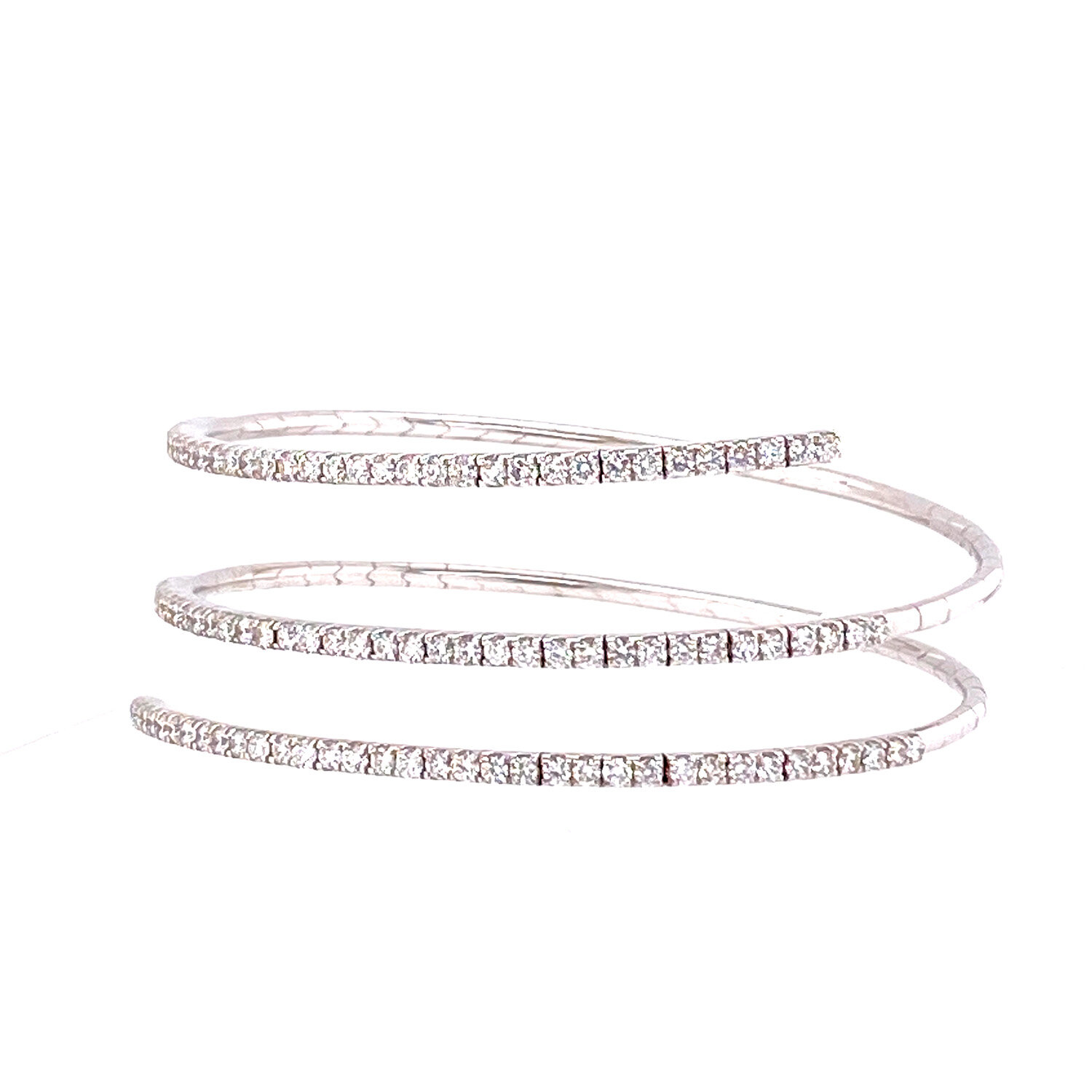 DA Gold Wrap Diamond Bangle
