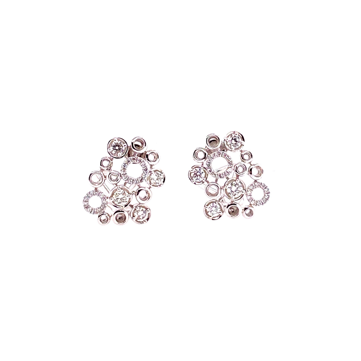 Bubble Diamond Earrings