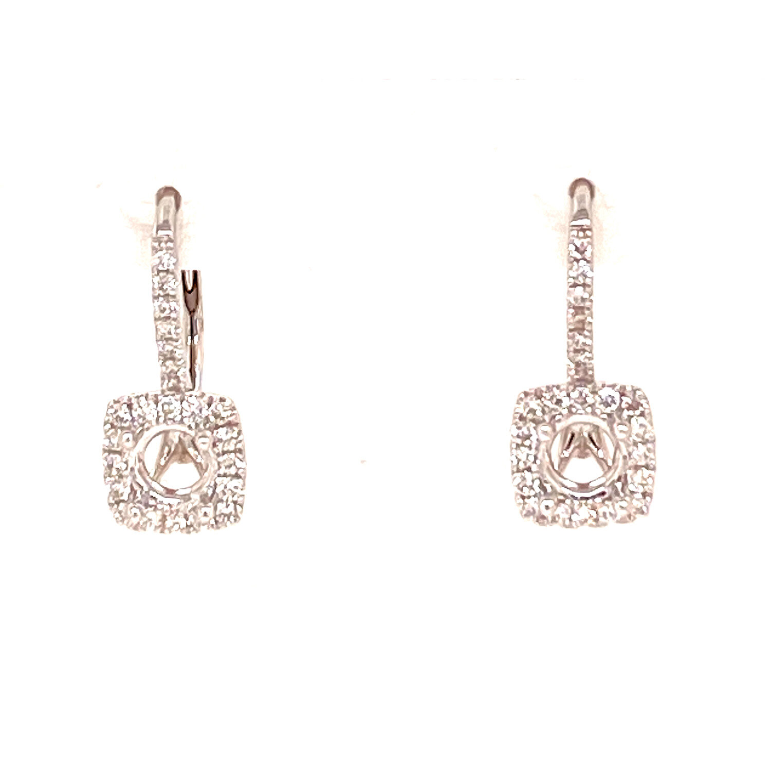 Diamond Drop Earring Remounts