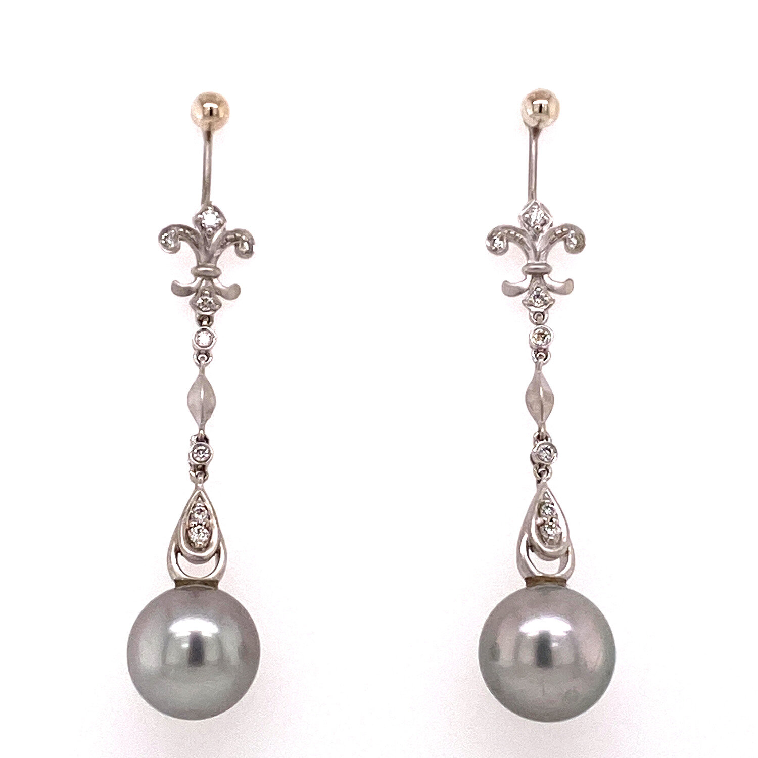Tahitian Pearl Drop Earring Jackets
