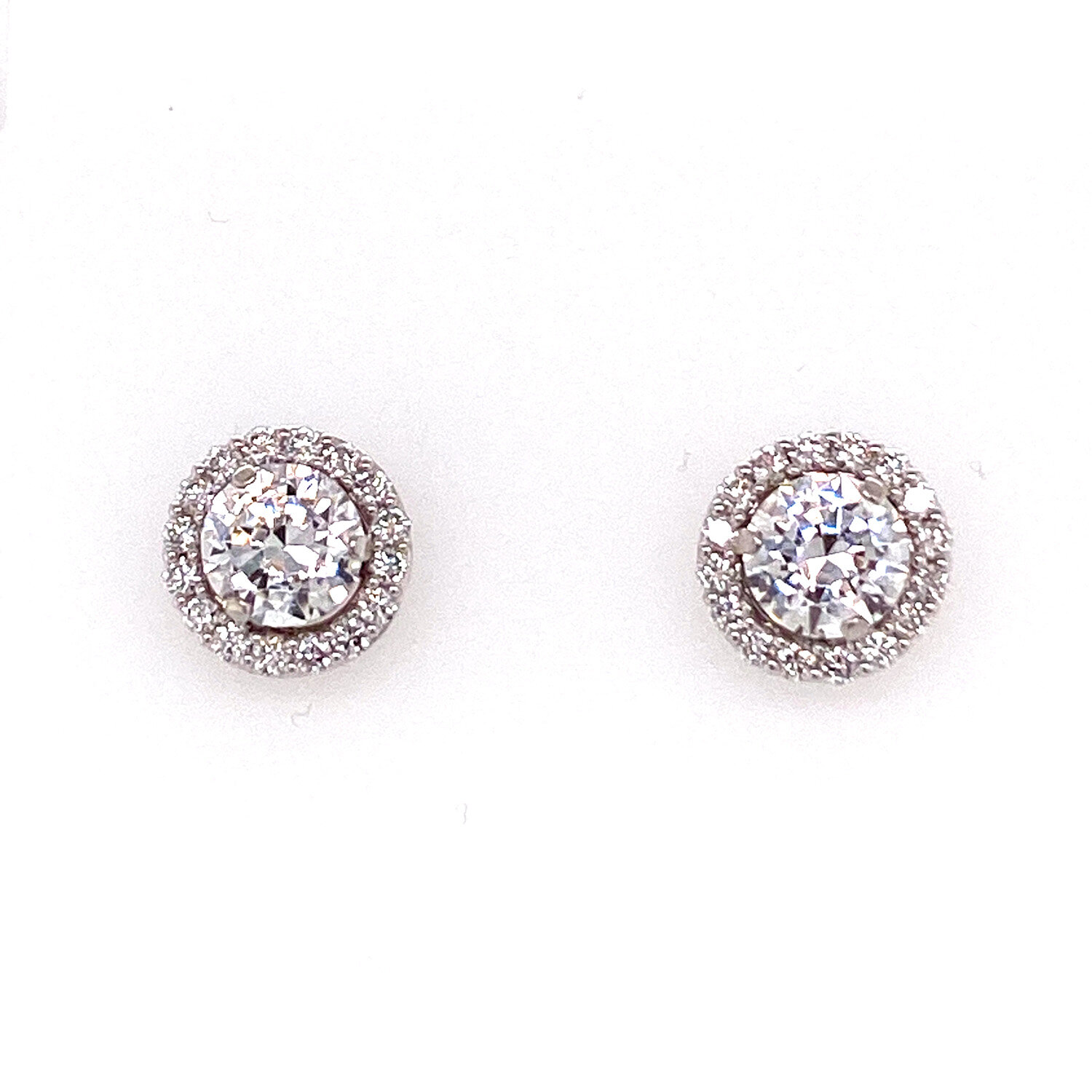 Diamond Halo Earring Jackets