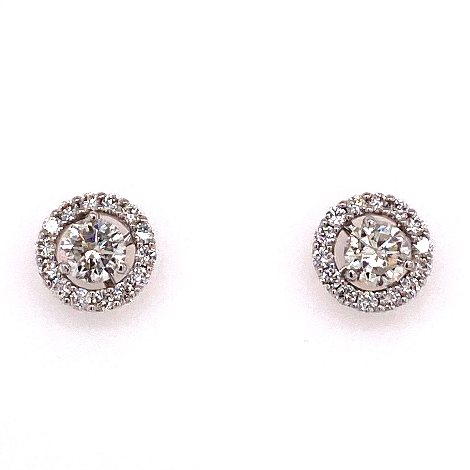 Diamond Halo Earring Jackets