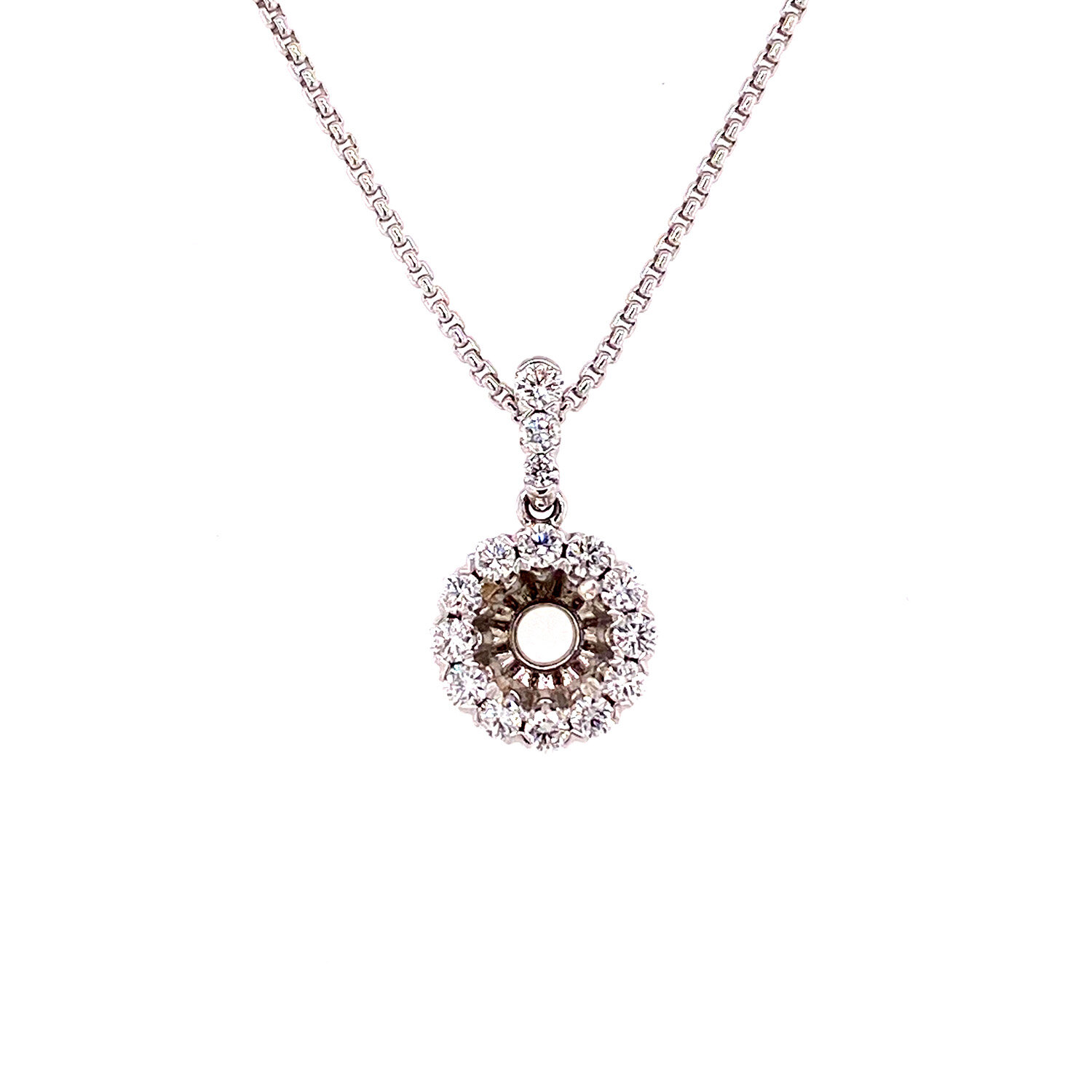 Diamond Pendant Semi Mount