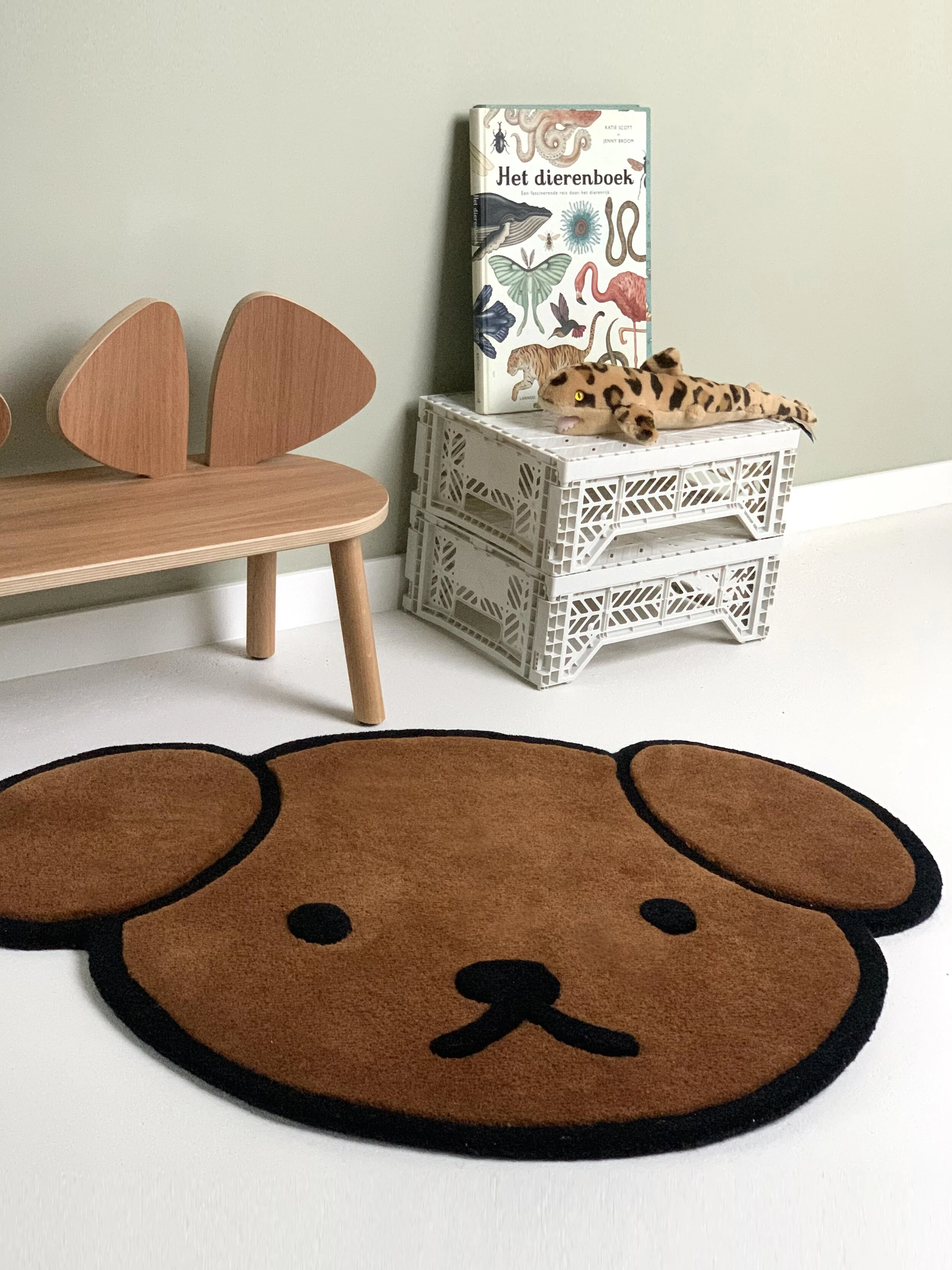 maison deux miffy ウォールラグ Miffy Rug - Cream | Maison Deux