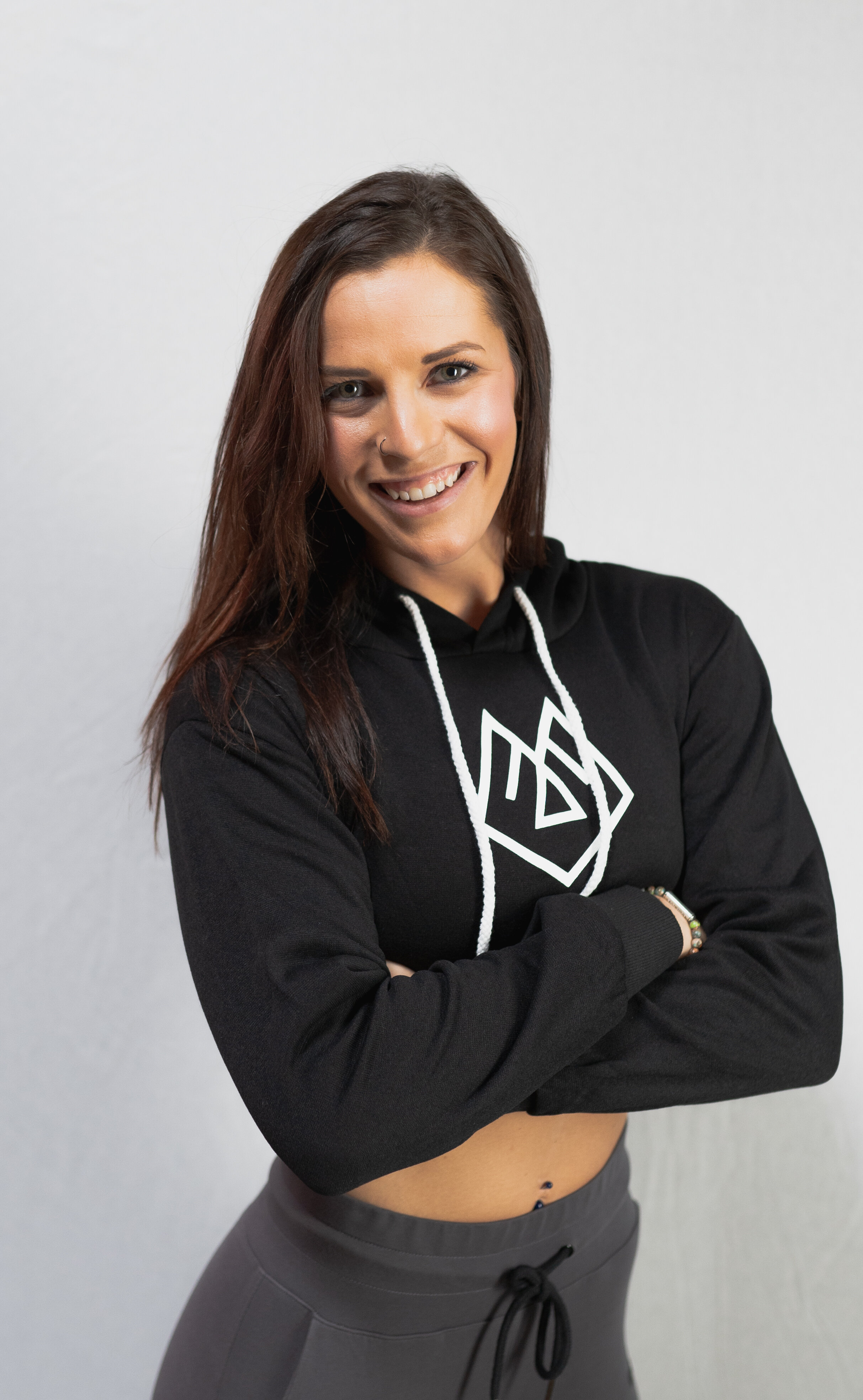 SPORTS POD CROP HOODIE