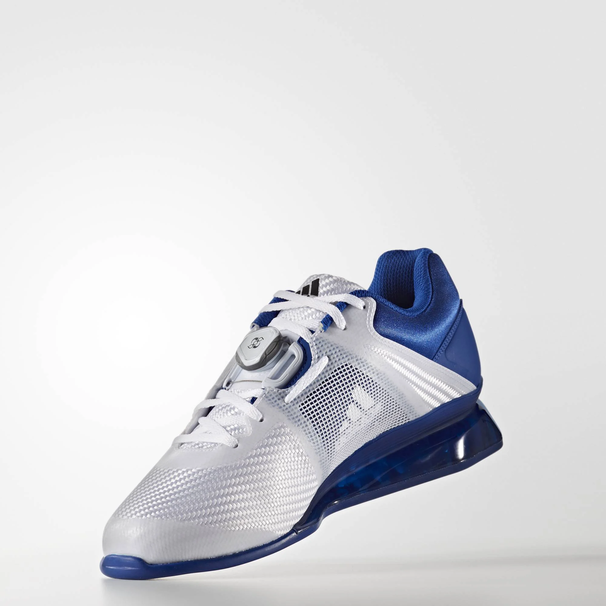 Adidas Leistung 16 II Olympic Weightlifting Shoes (blue/white) — Cobra  Weightlifting
