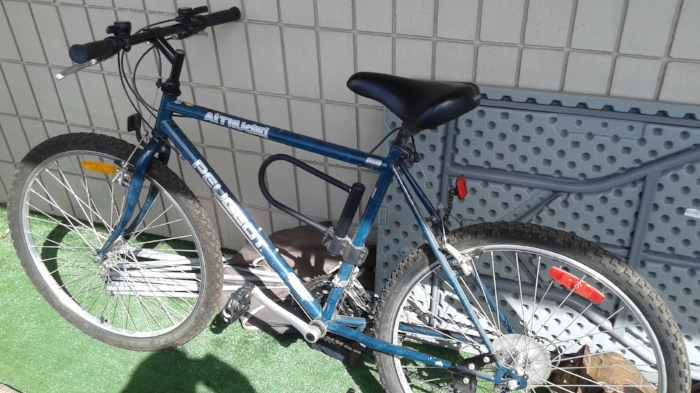 Yes you saw right - the bike says "AtTitUdE!" but kind of tricks the eyes to make you think the bike actually says "Altitude", which this bike certainly is NOT capable of.
