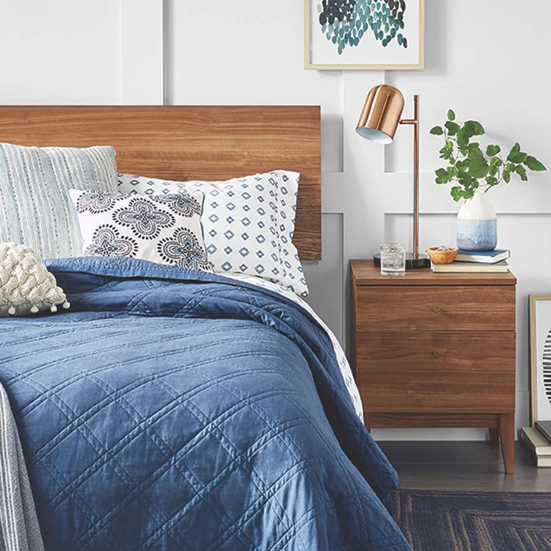  Linen blend quilt 