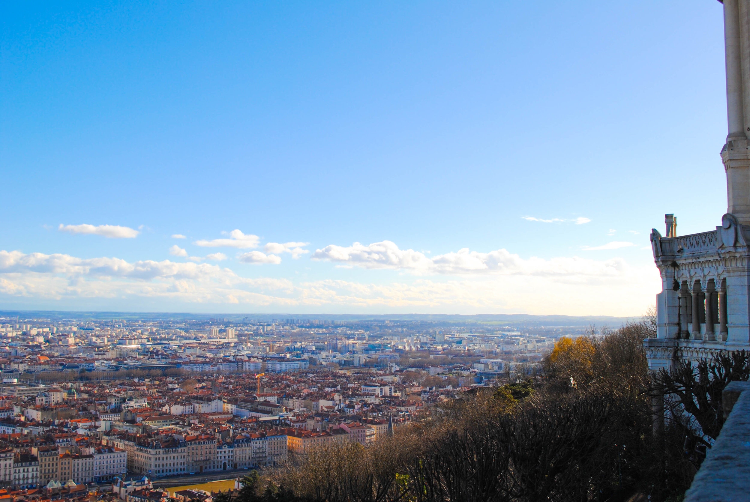 Bird's-eye View in Lyon, France