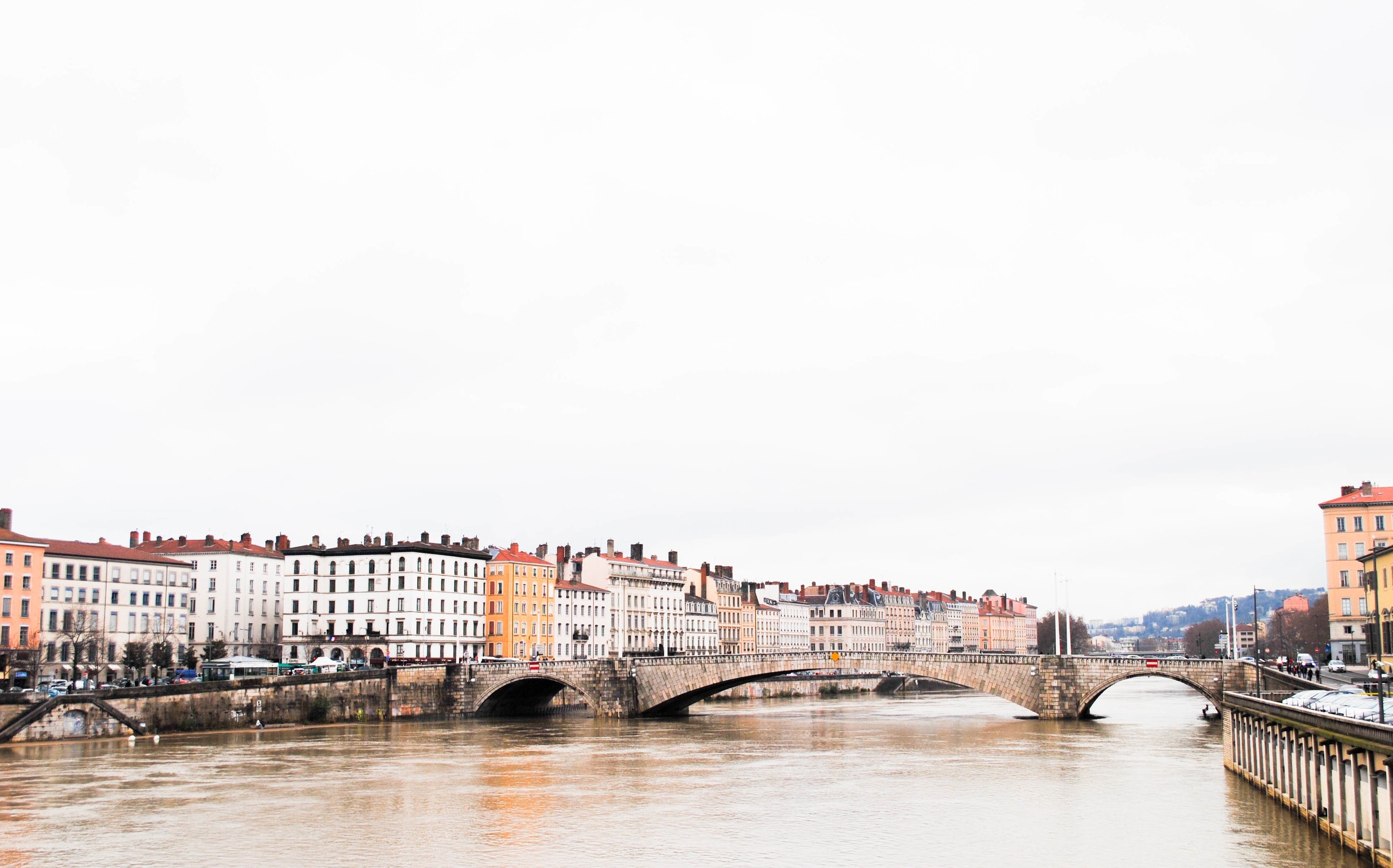 Along the Saône and Rhône in Lyon, France