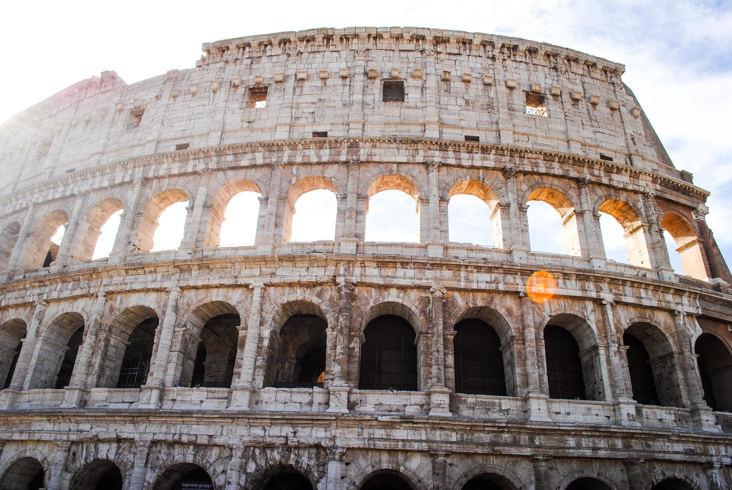 The Colosseum in Rome, Italy