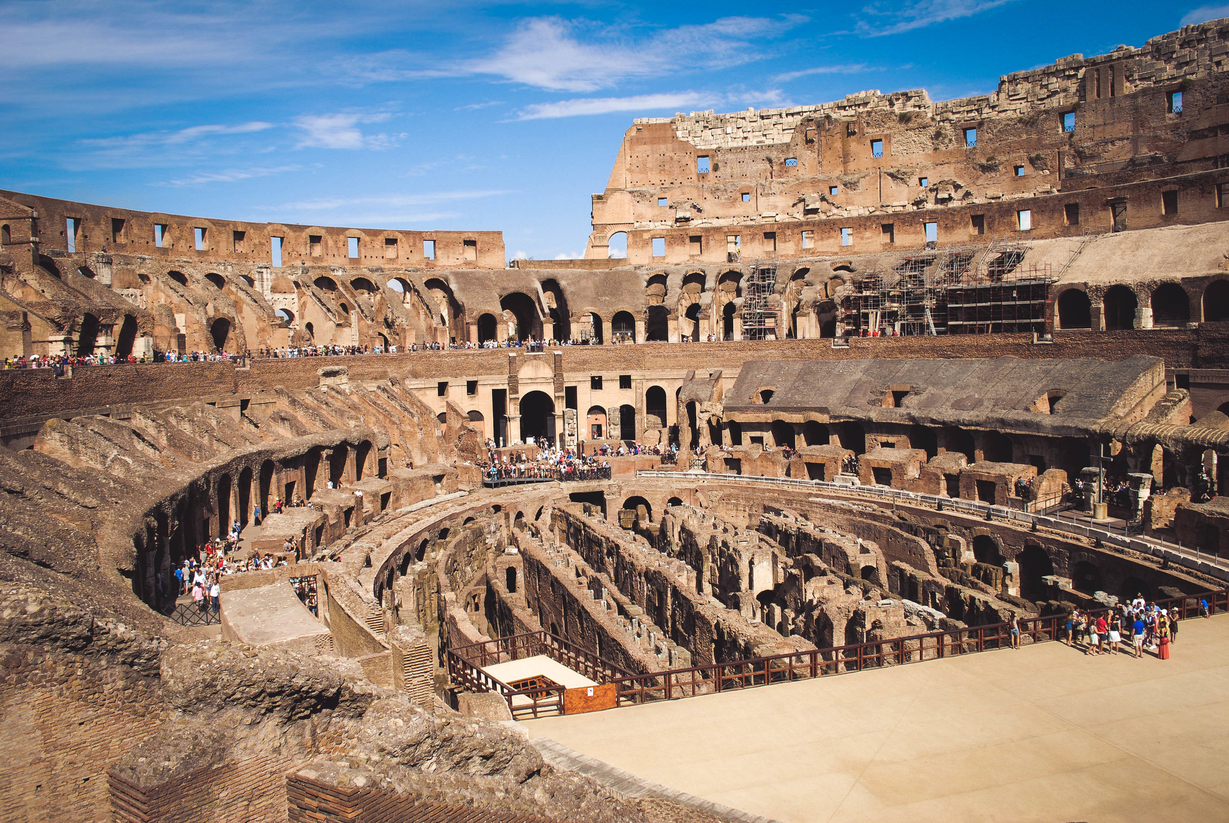 The Colosseum in Rome, Italy