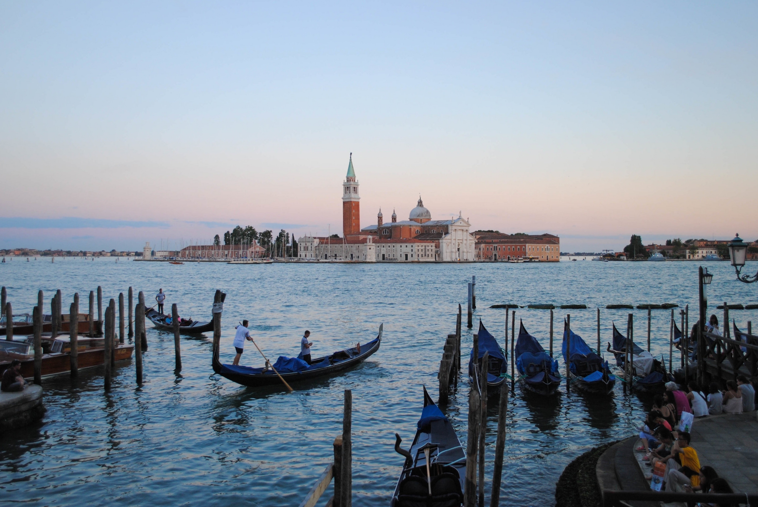 Gondolas in Venice, Italy