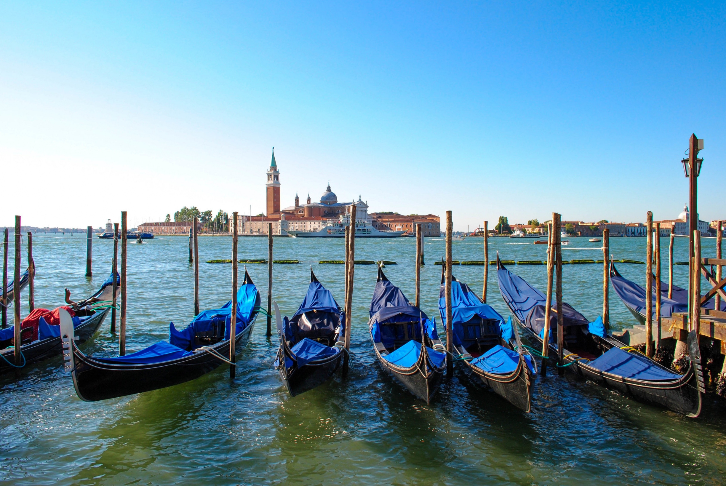 Gondolas in Venice, Italy