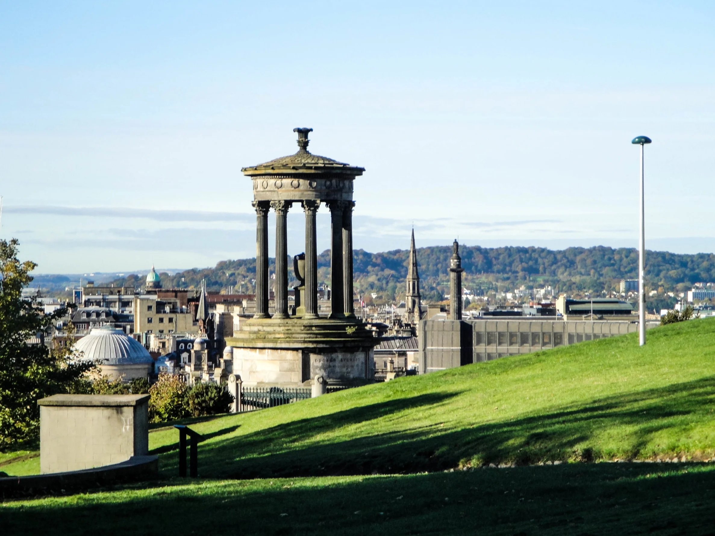 Calton Hill in Edinburgh, Scotland