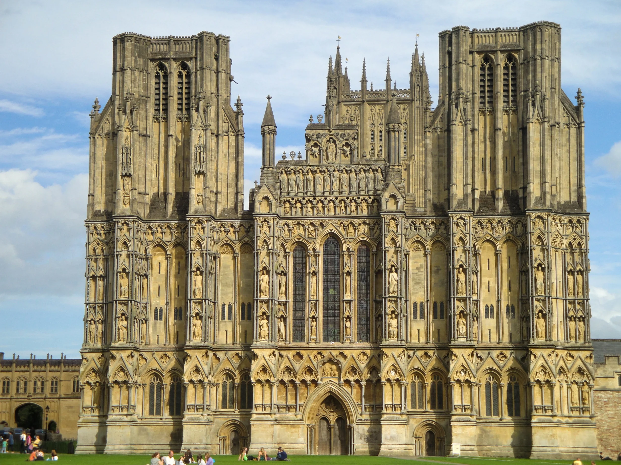 Wells Cathedral in Wells, England