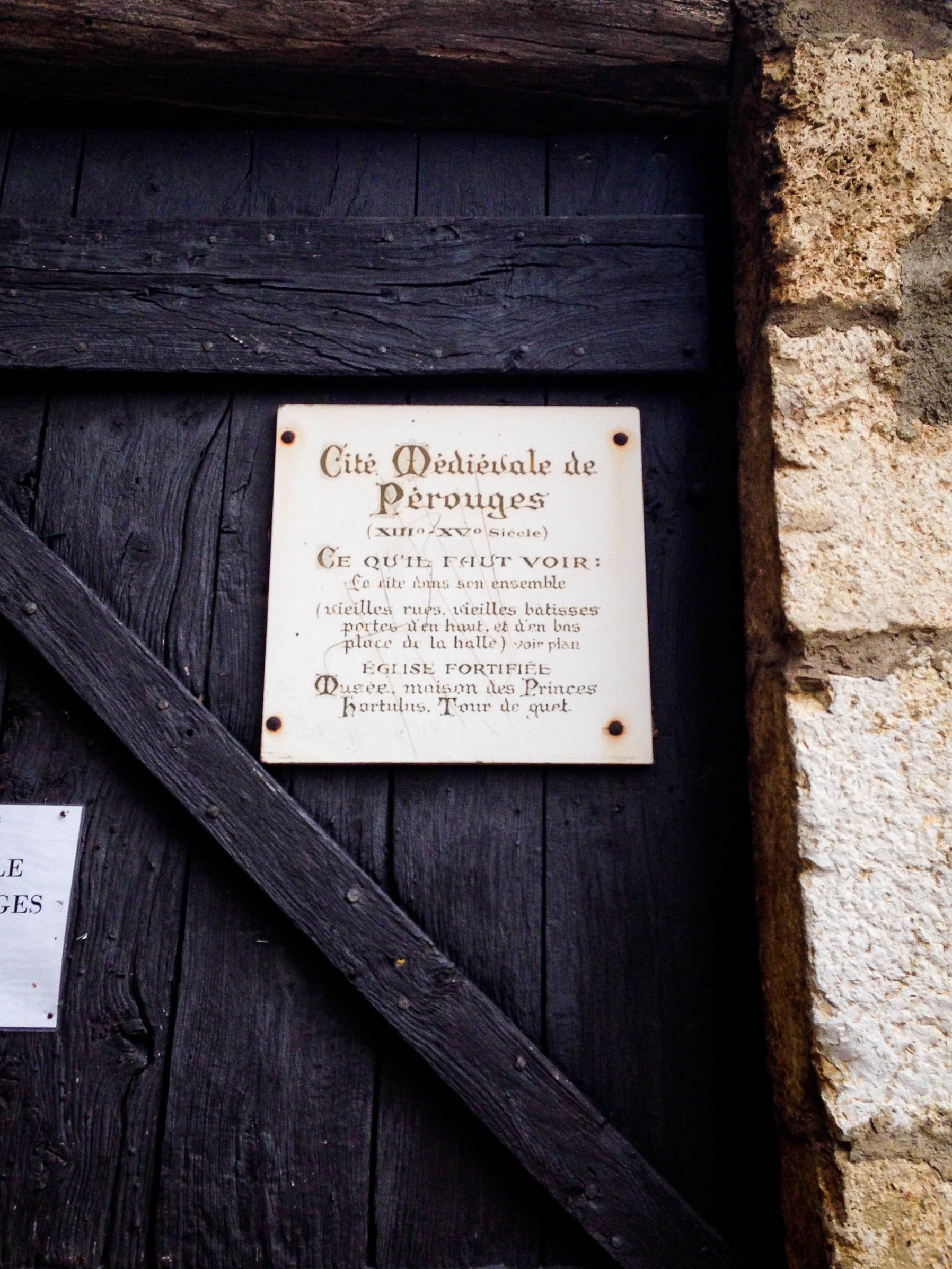 Medieval City in Perouges, France