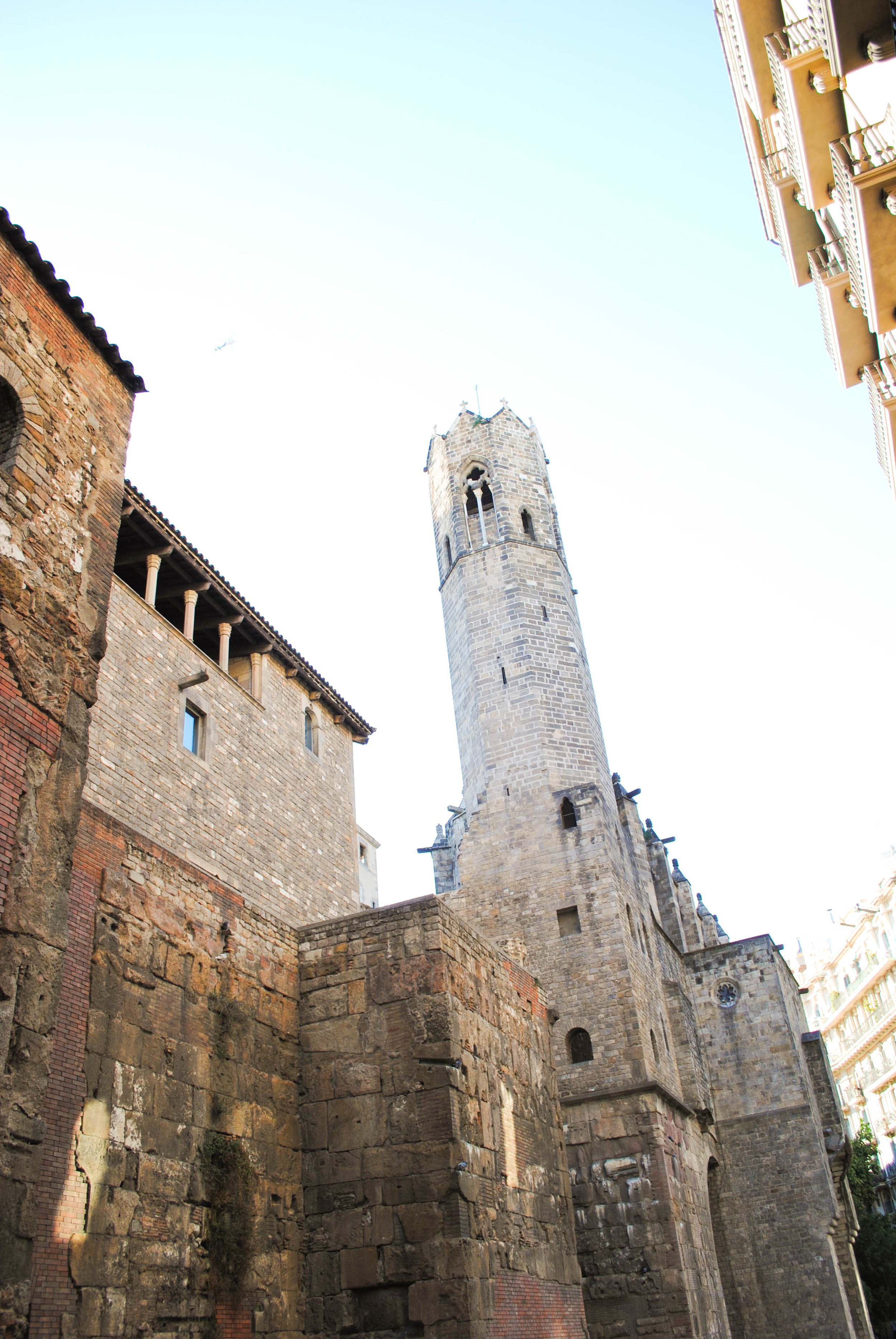 Gothic District in Barcelona, Spain