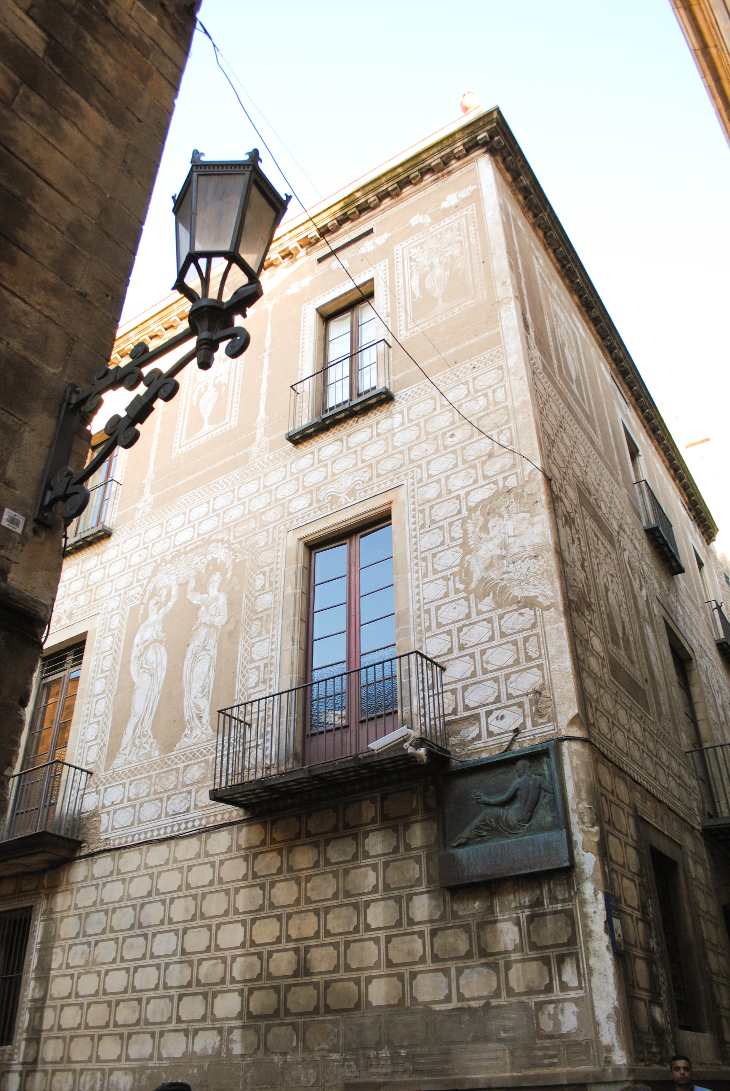 Gothic District in Barcelona, Spain