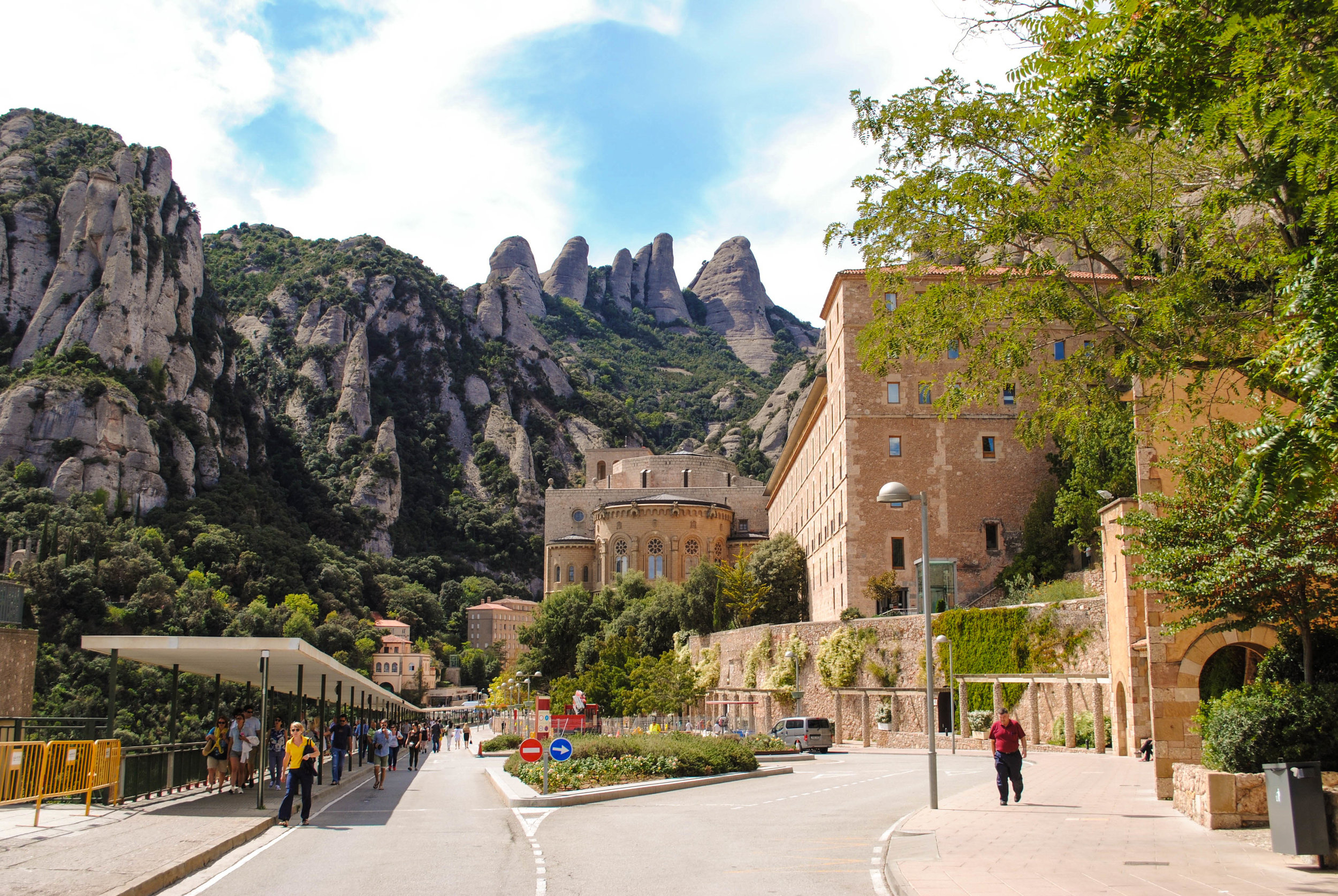 Santa Maria de Montserrat in Catalonia, Spain