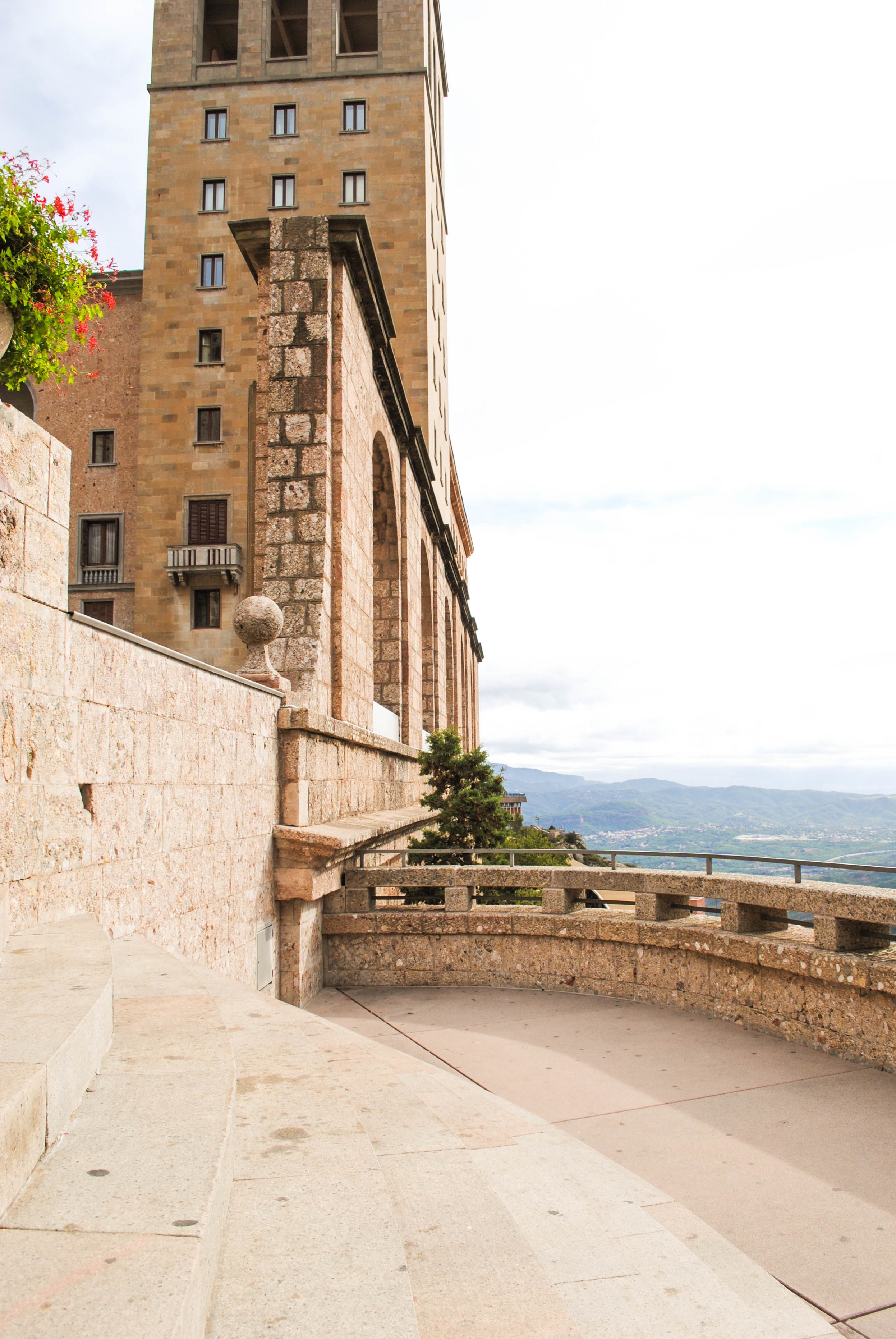 Santa Maria de Montserrat in Catalonia, Spain