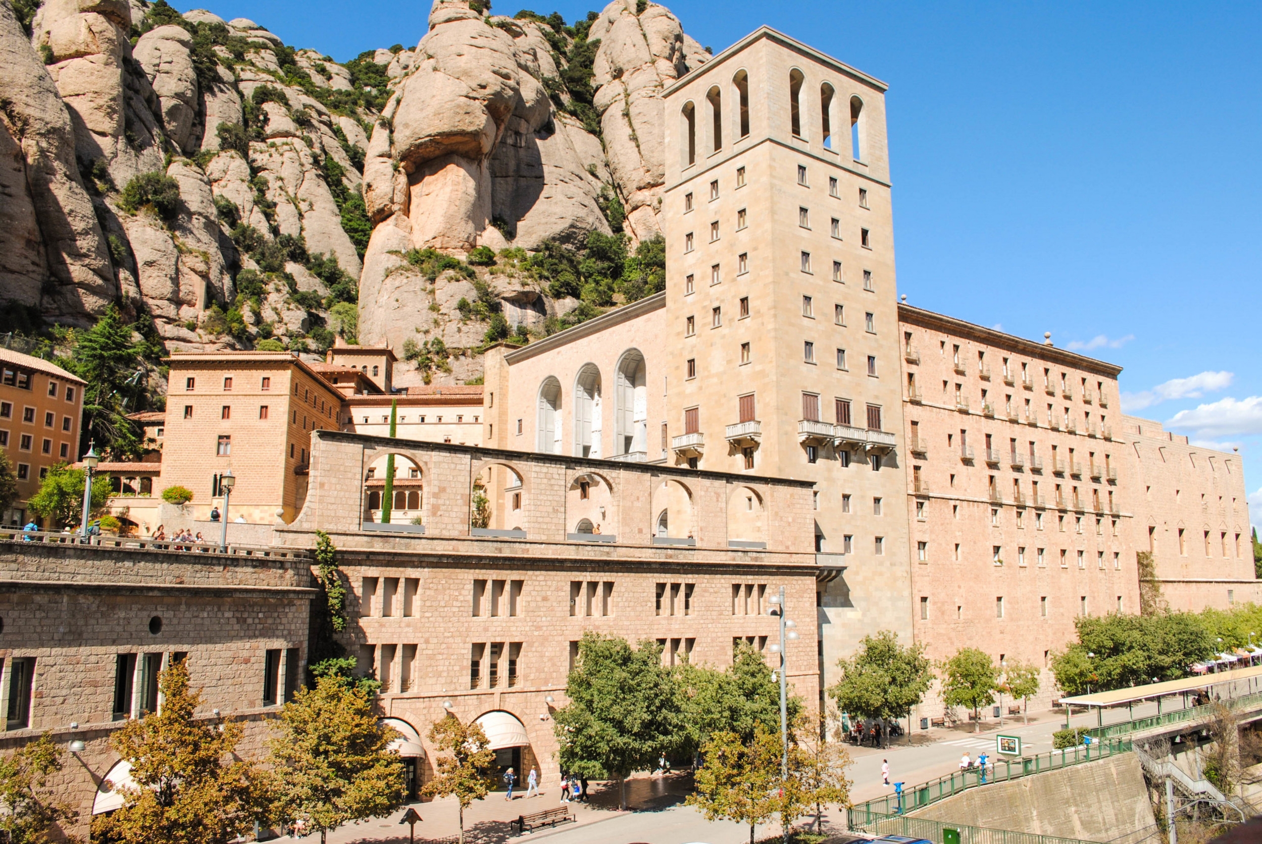 Santa Maria de Montserrat in Catalonia, Spain