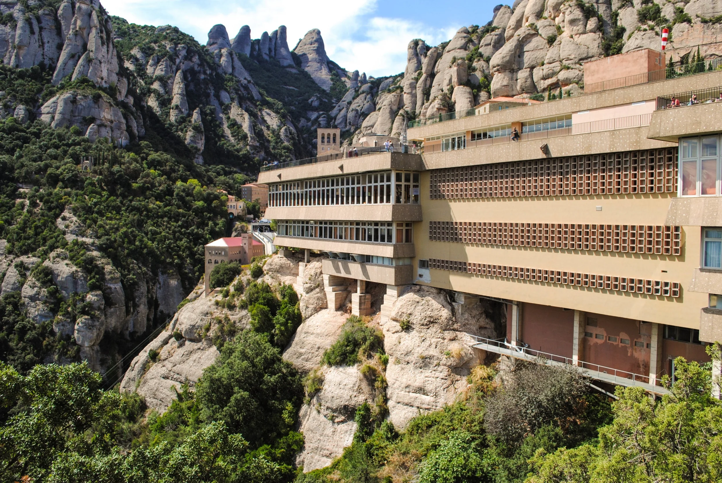 Santa Maria de Montserrat in Catalonia, Spain