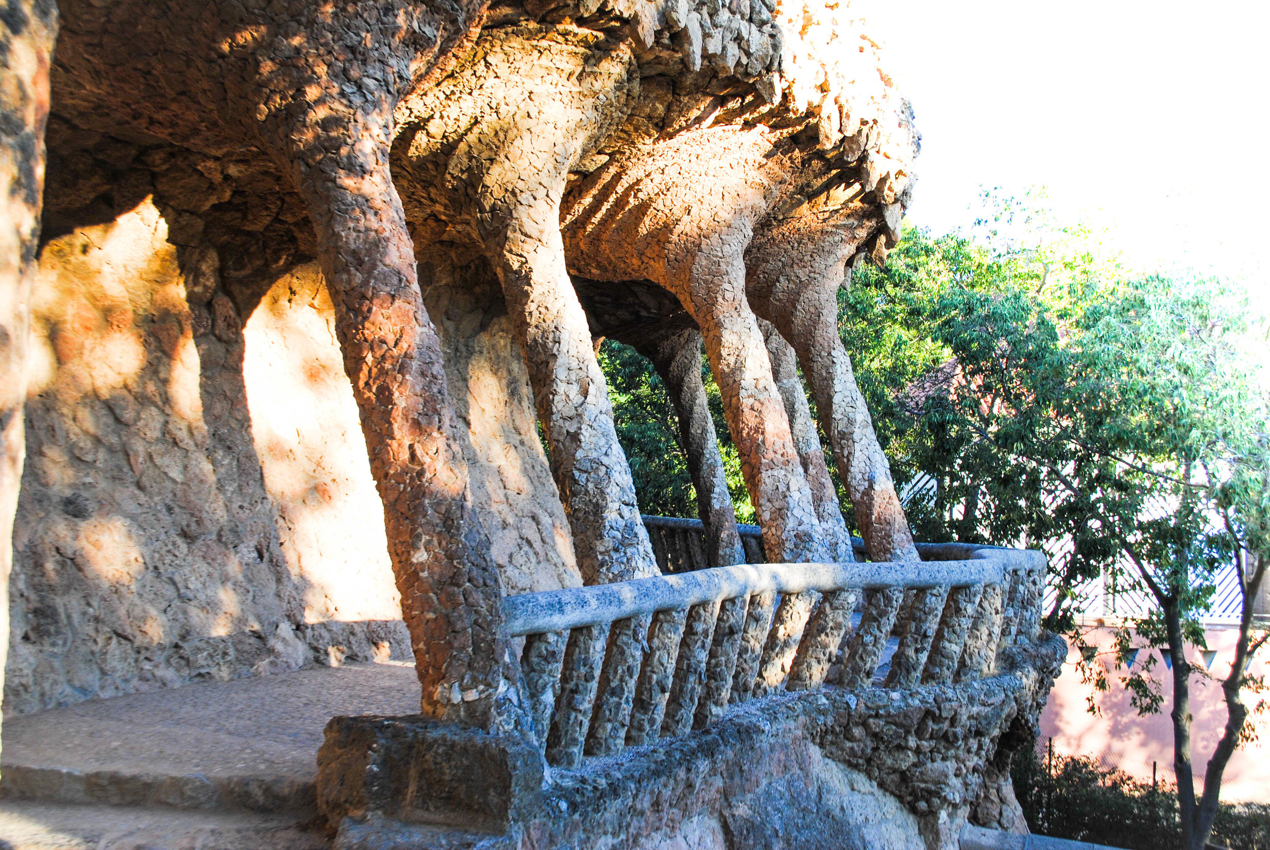 Park Güell in Barcelona, Spain