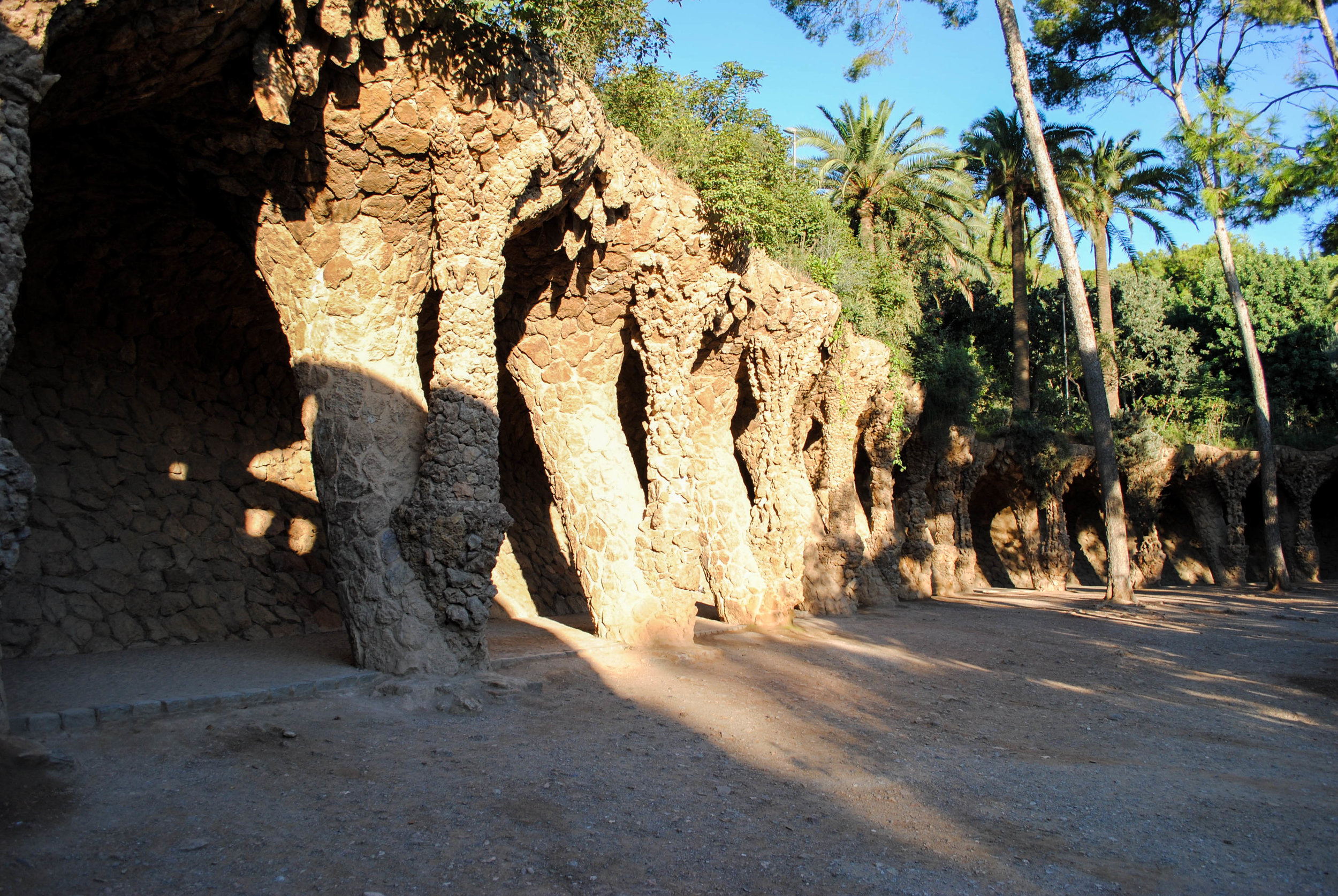 Park Güell in Barcelona, Spain