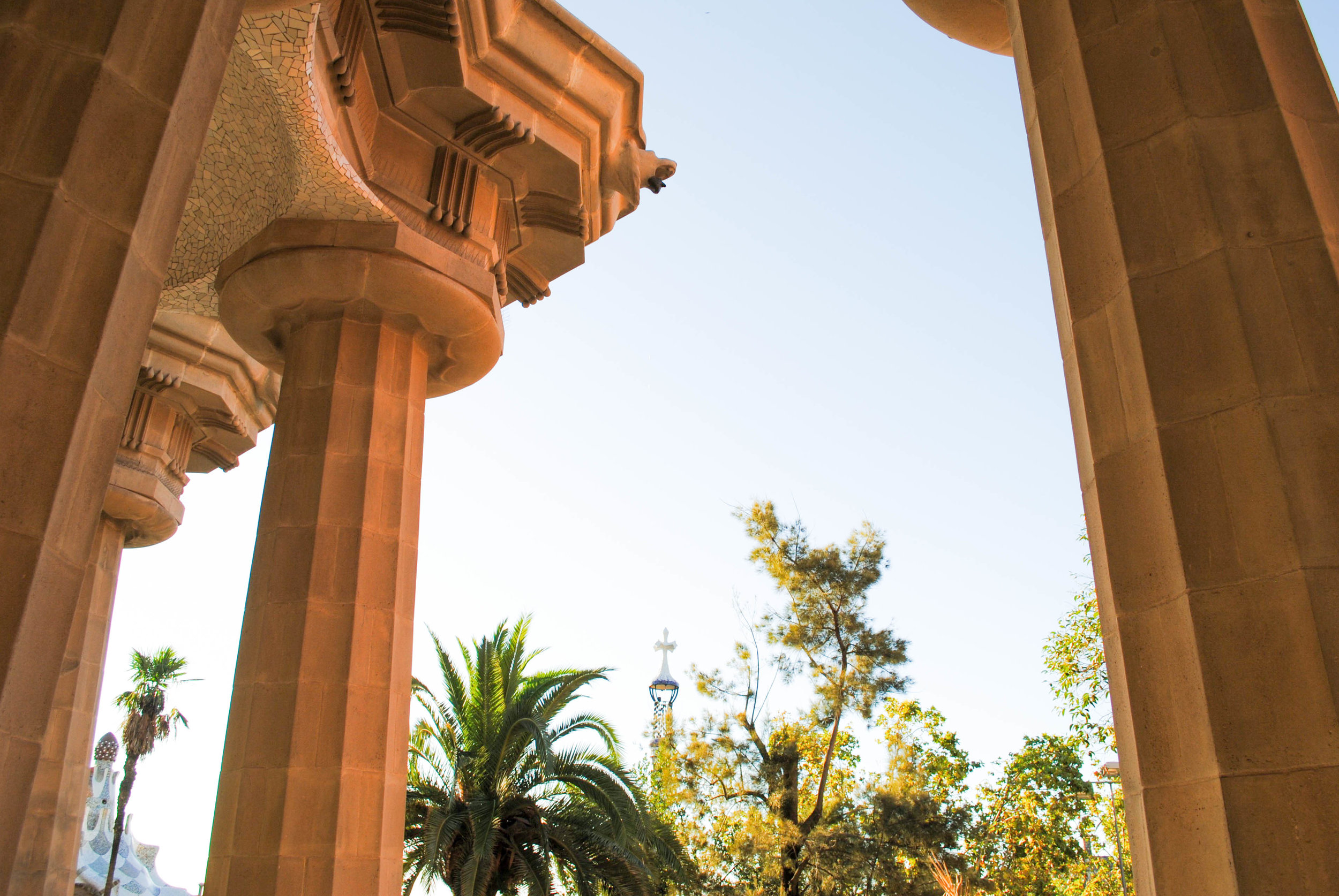 Park Güell in Barcelona, Spain