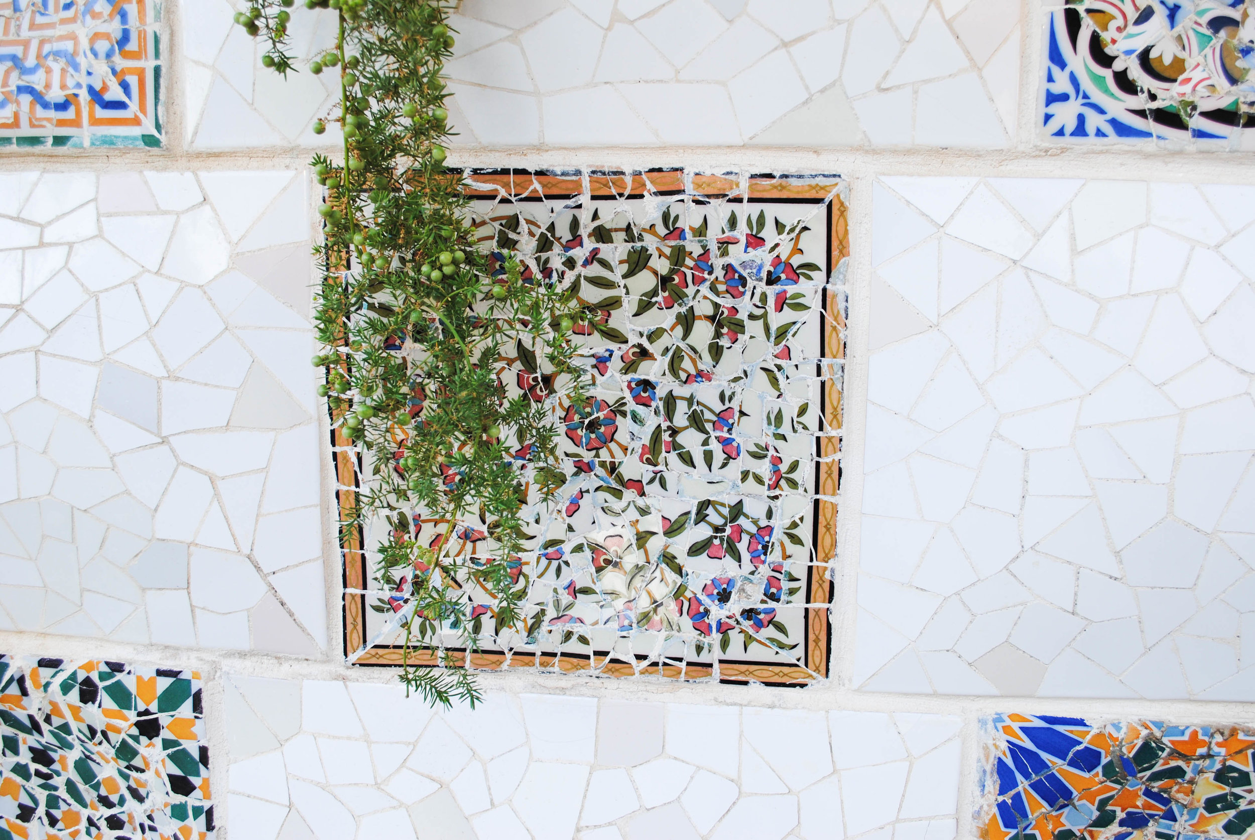 Park Güell in Barcelona, Spain