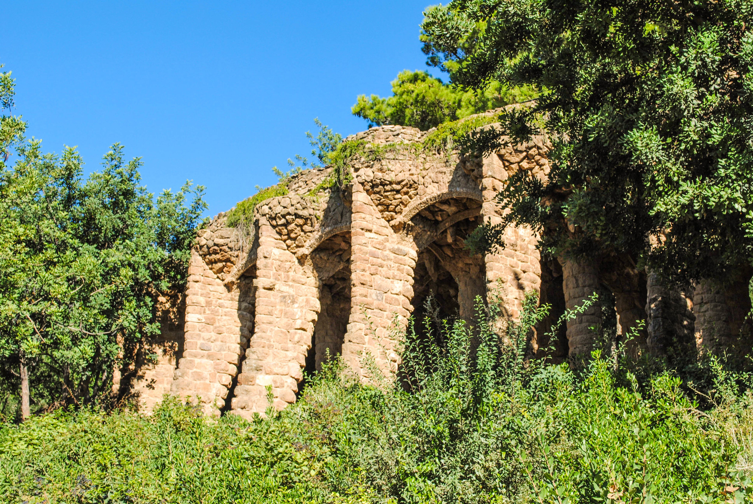 Park Güell in Barcelona, Spain