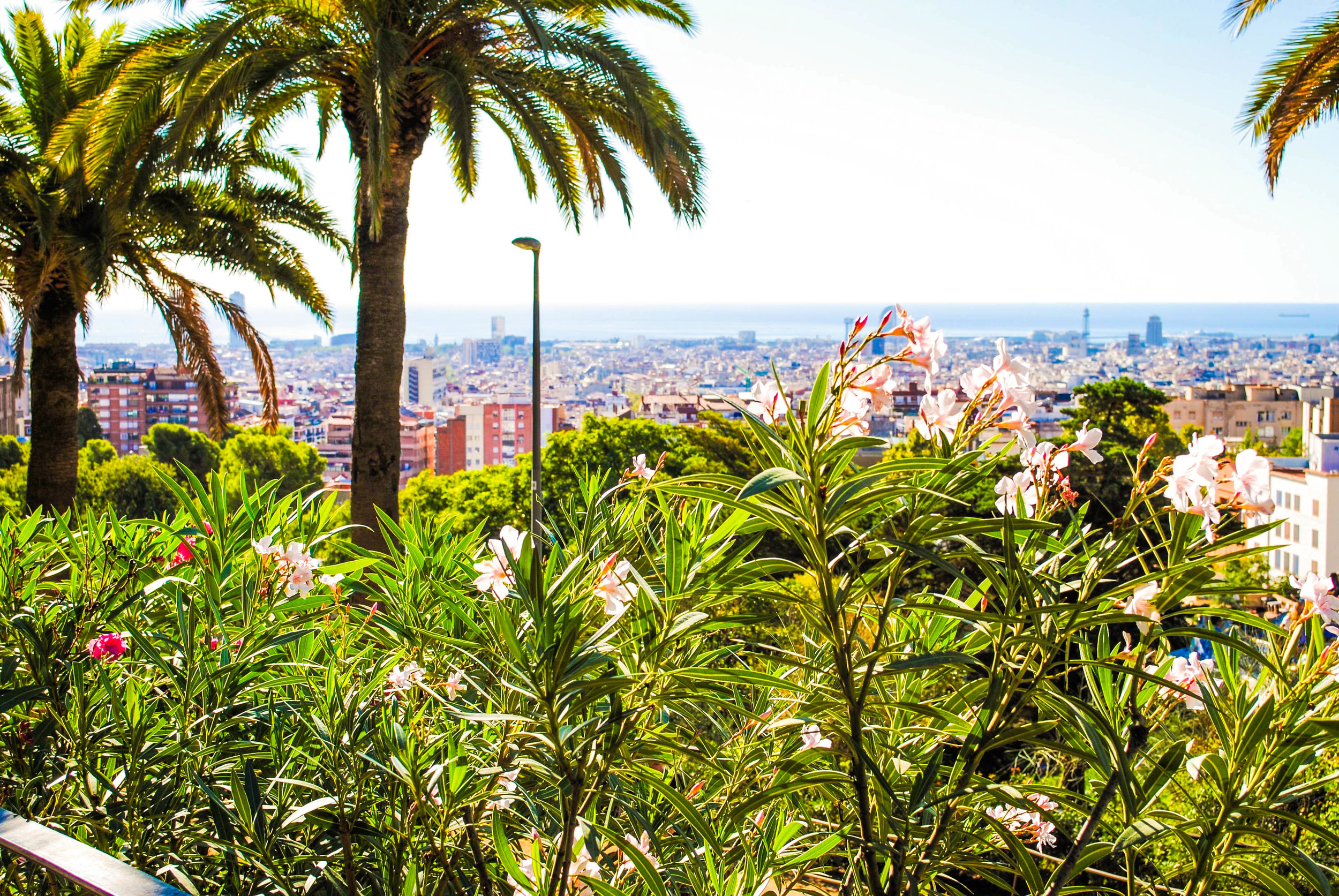 Park Güell in Barcelona, Spain