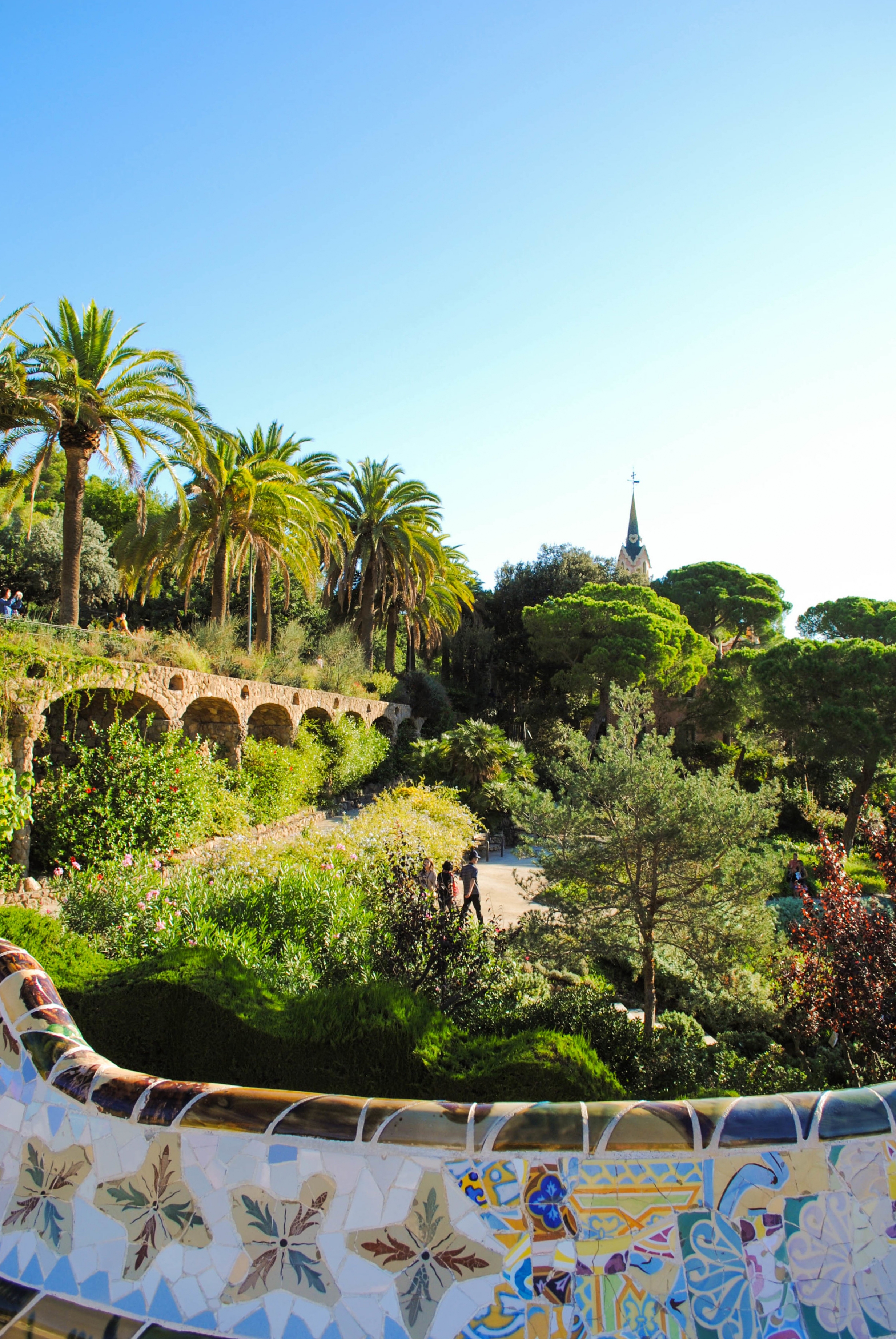 Park Güell in Barcelona, Spain