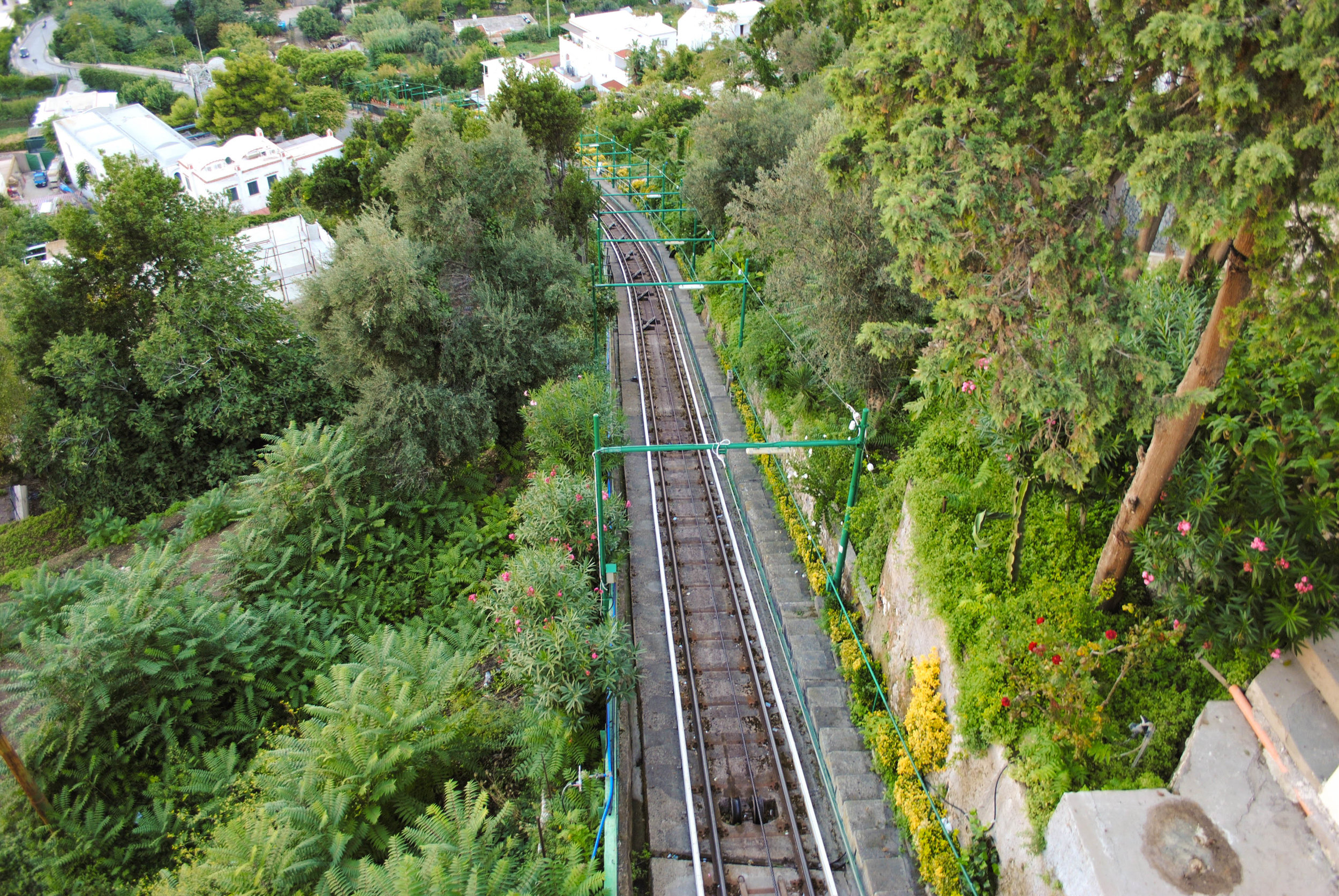 Funicular in Capri, Italy