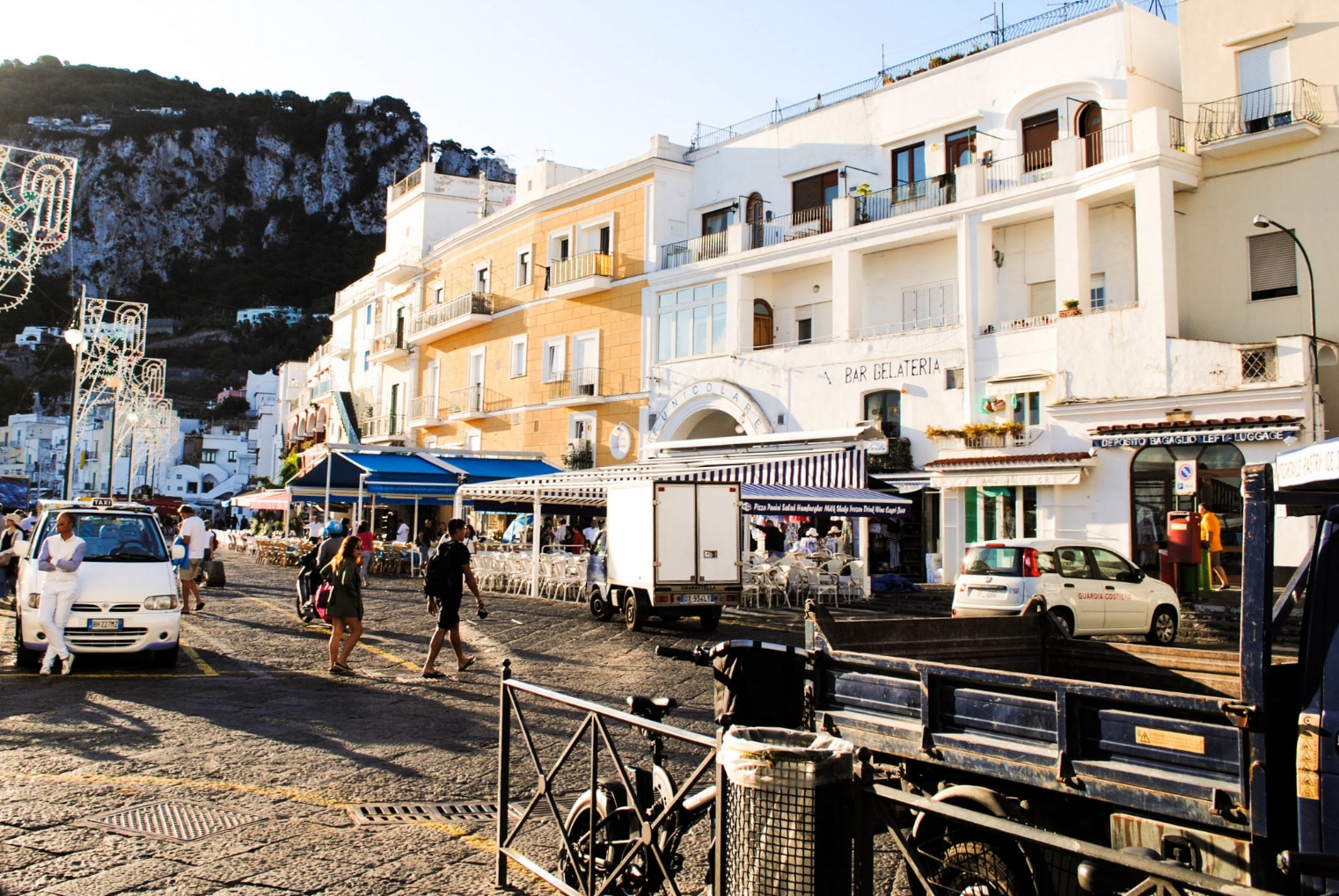 Funicular in Capri, Italy