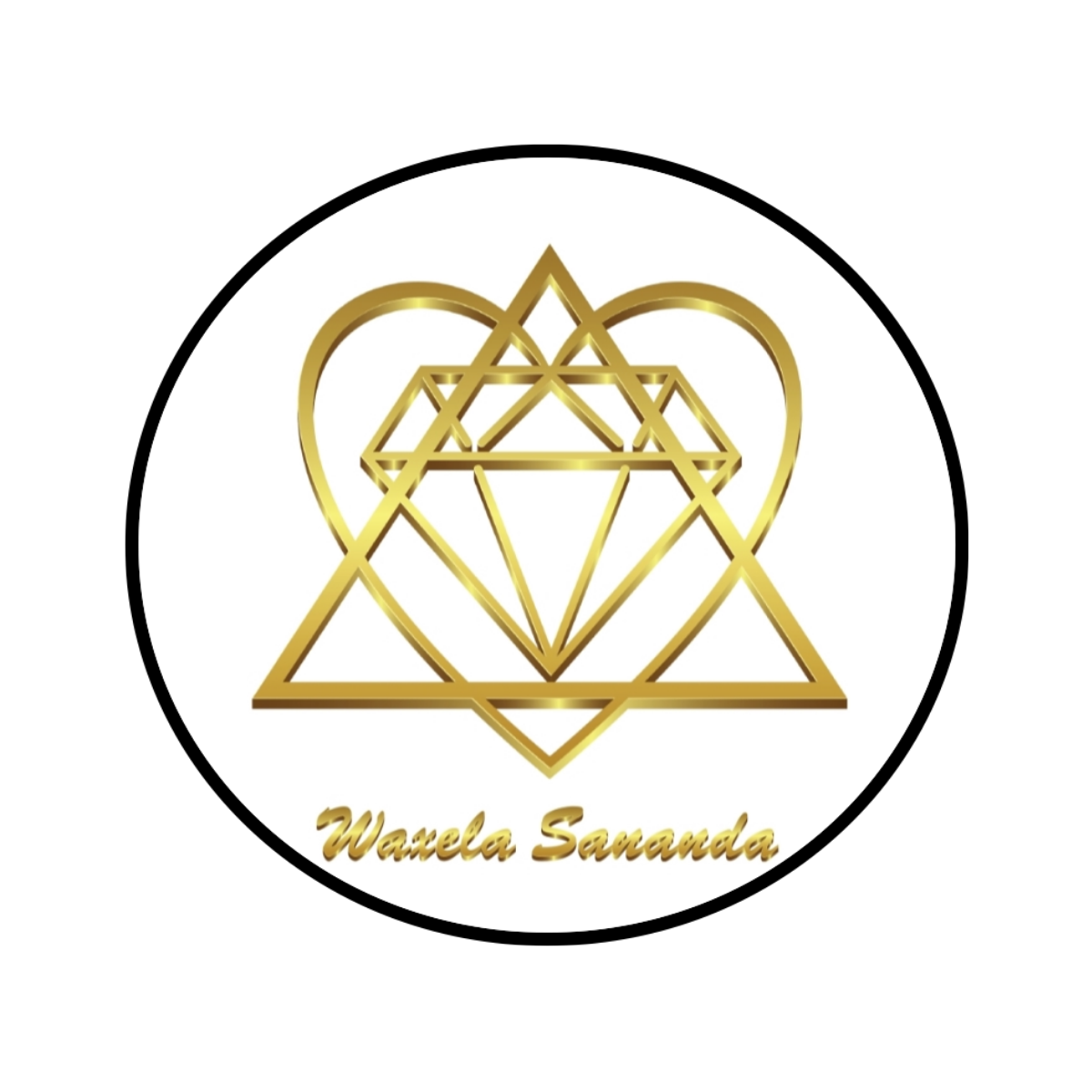 Waxela Sananda's logo, shared by Bridget Renee Holliday as Waxela has featured Bridget Renee Holliday in her event and on her podcast.