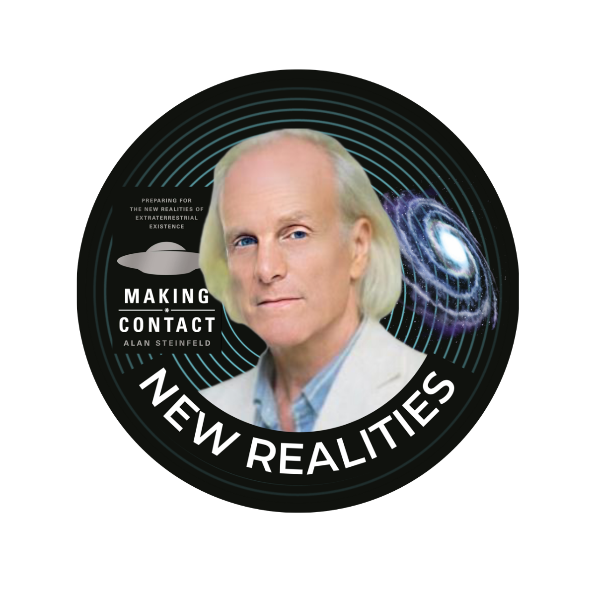 NewRealities logo, shared by Bridget Renee Holliday as Alan Steinfeld has featured Bridget Renee Holliday in events and on the NewRealities channel on YouTube.