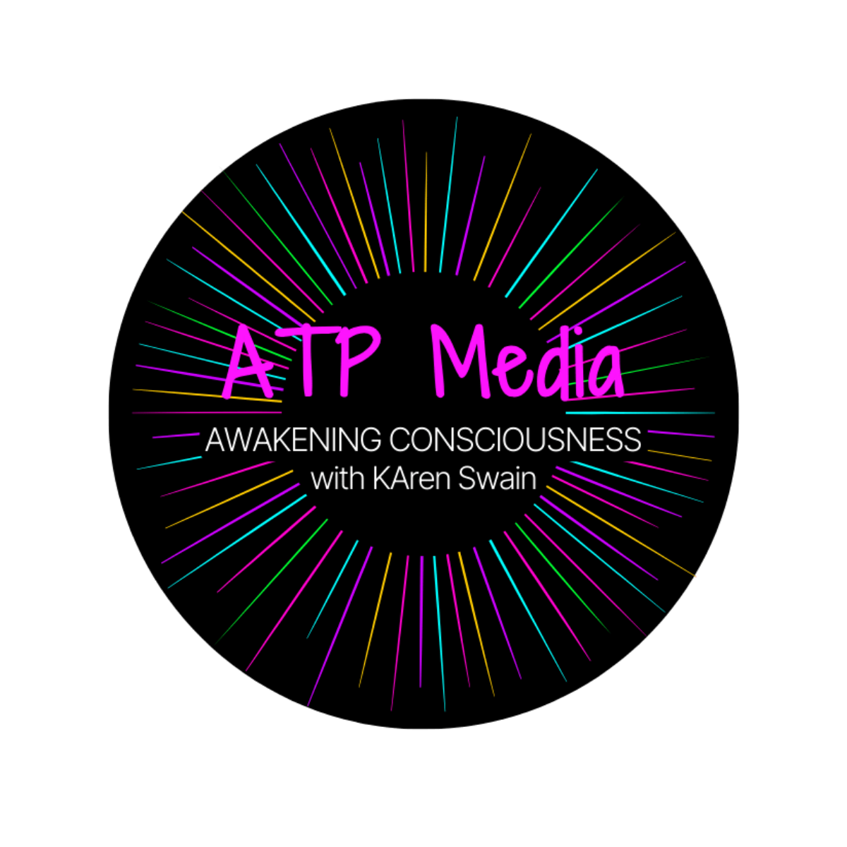 ATP Media logo, shared by Bridget Renee Holliday as KAren Swain has featured Bridget Renee Holliday on her Australian media channel, podcast, and on YouTube.