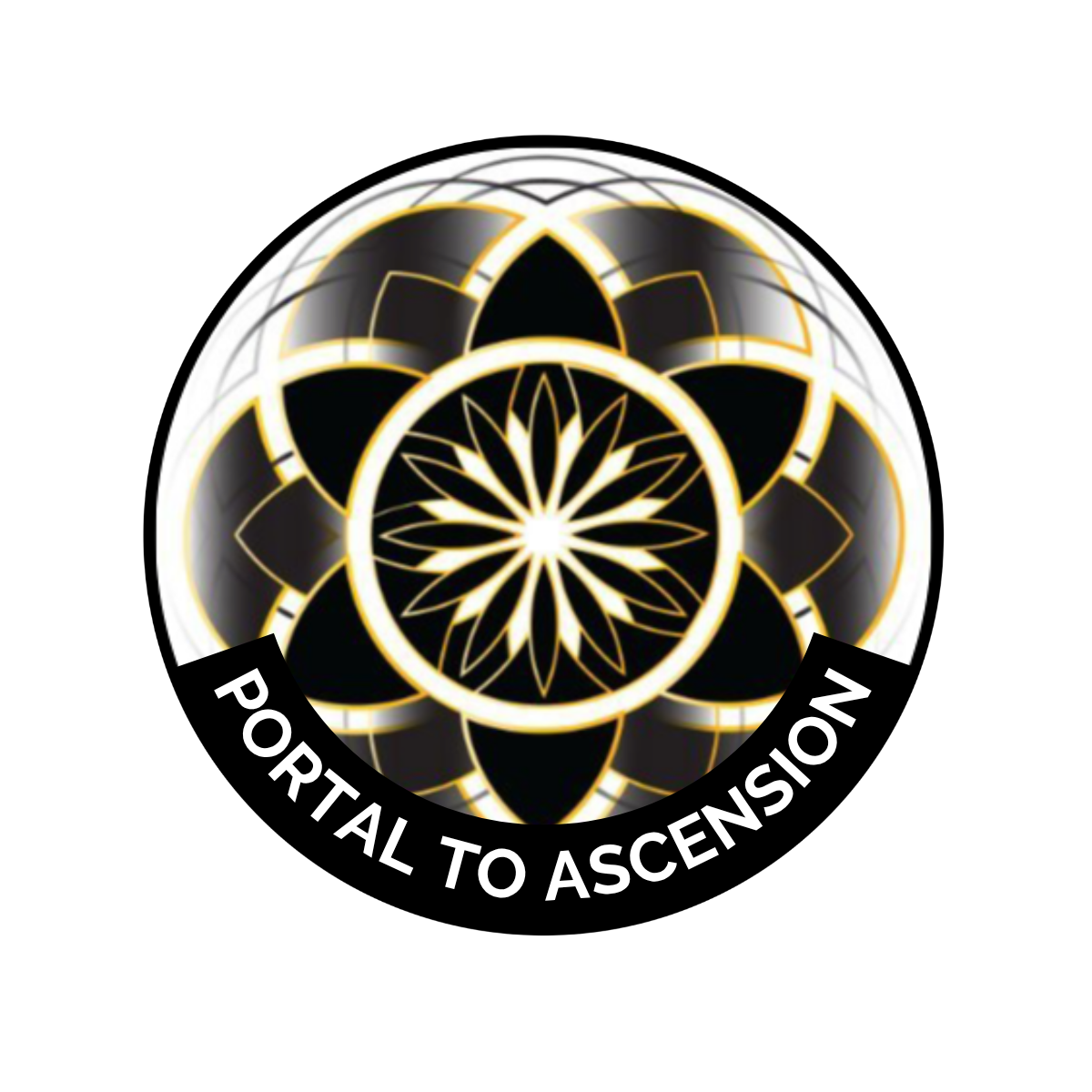 Portal To Ascension logo, shared by Bridget Renee Holliday as Neil Gaur has featured Bridget Renee Holliday in events and on the Portal To Ascension Podcast.