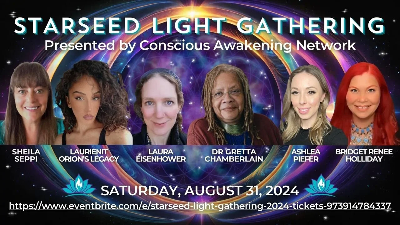 Bridget Renee Holliday speaks in a Conscious Awakening Network event.
