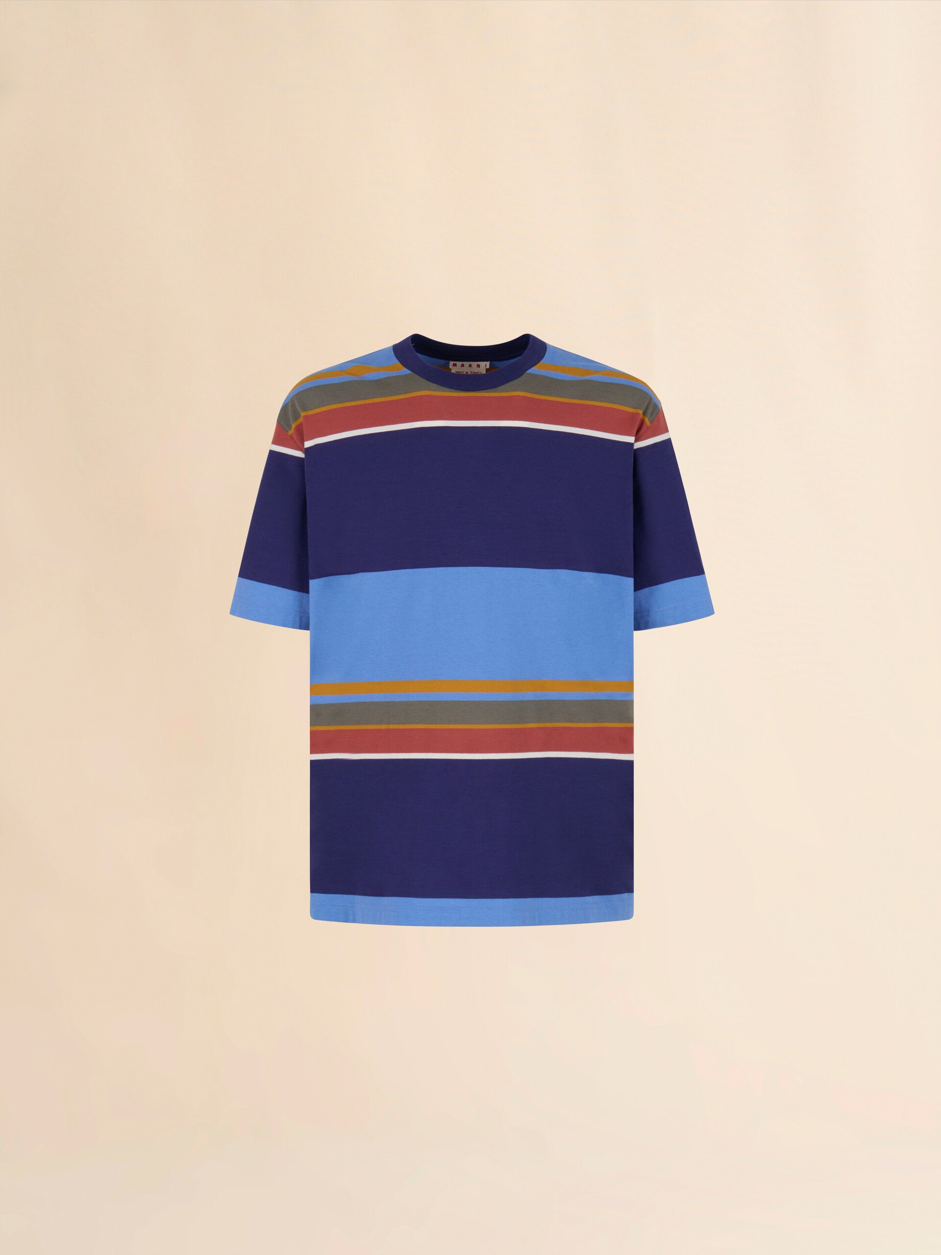 Marni Blue Striped T Shirt