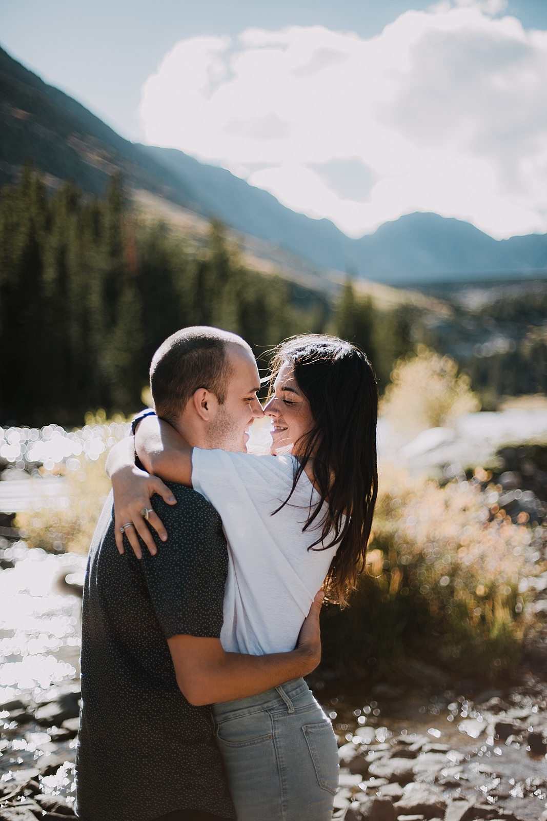 Couple posing, Breckenridge Colorado wedding photographer, Breckenridge Colorado elopement photographer, hiking photographer, maui wedding photographer, maui elopement photographer