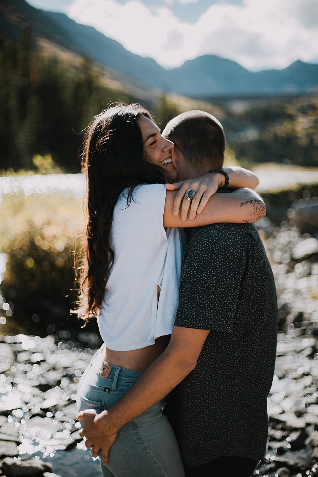 couple posing, breckenridge colorado wedding photographer, breckenridge colorado elopement photographer, hiking photographer, maui wedding photographer, maui elopement photographer