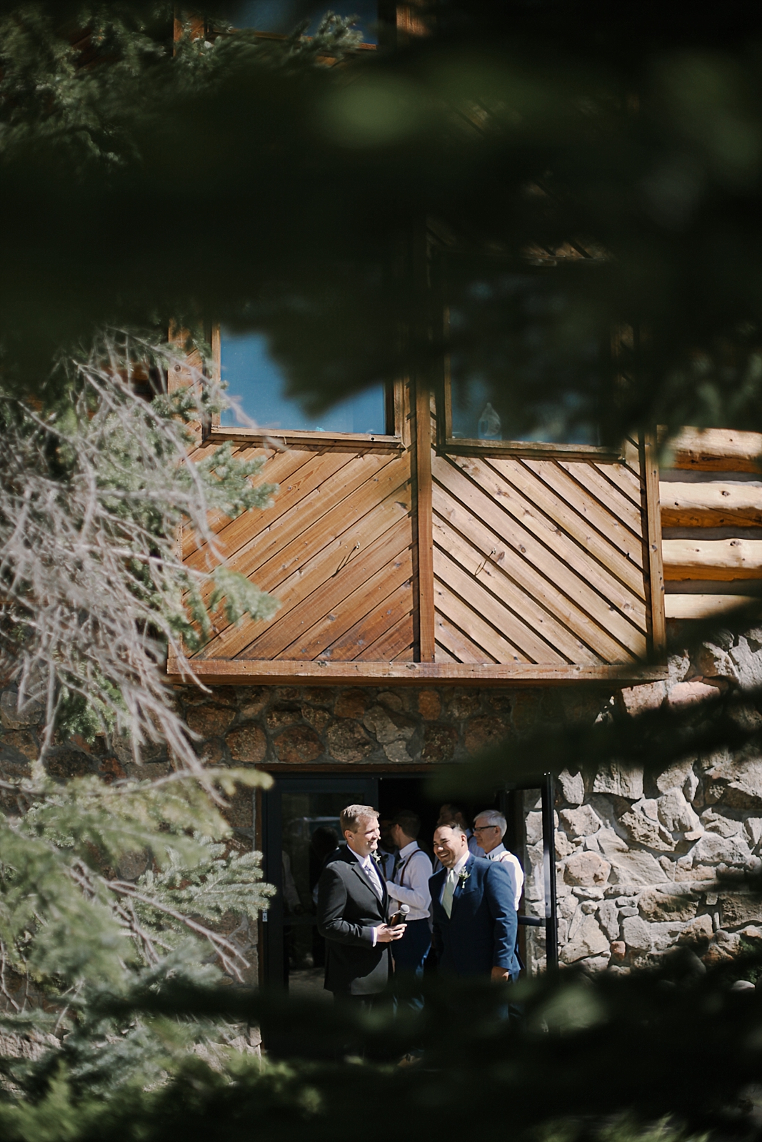 the groom walking down the aisle, breckenridge colorado wedding, breckenridge colorado wedding photographer, the church at agape outpost wedding, agape outpost wedding photographer