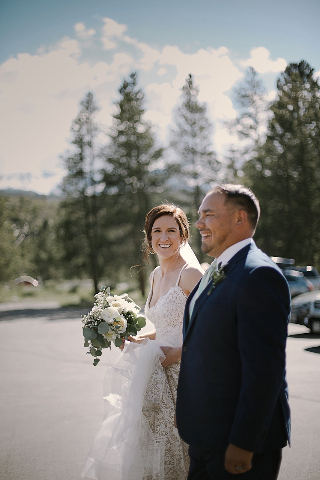 bride and groom at agape outpost, breckenridge colorado wedding, breckenridge colorado wedding photographer, the church at agape outpost wedding, agape outpost wedding photographer