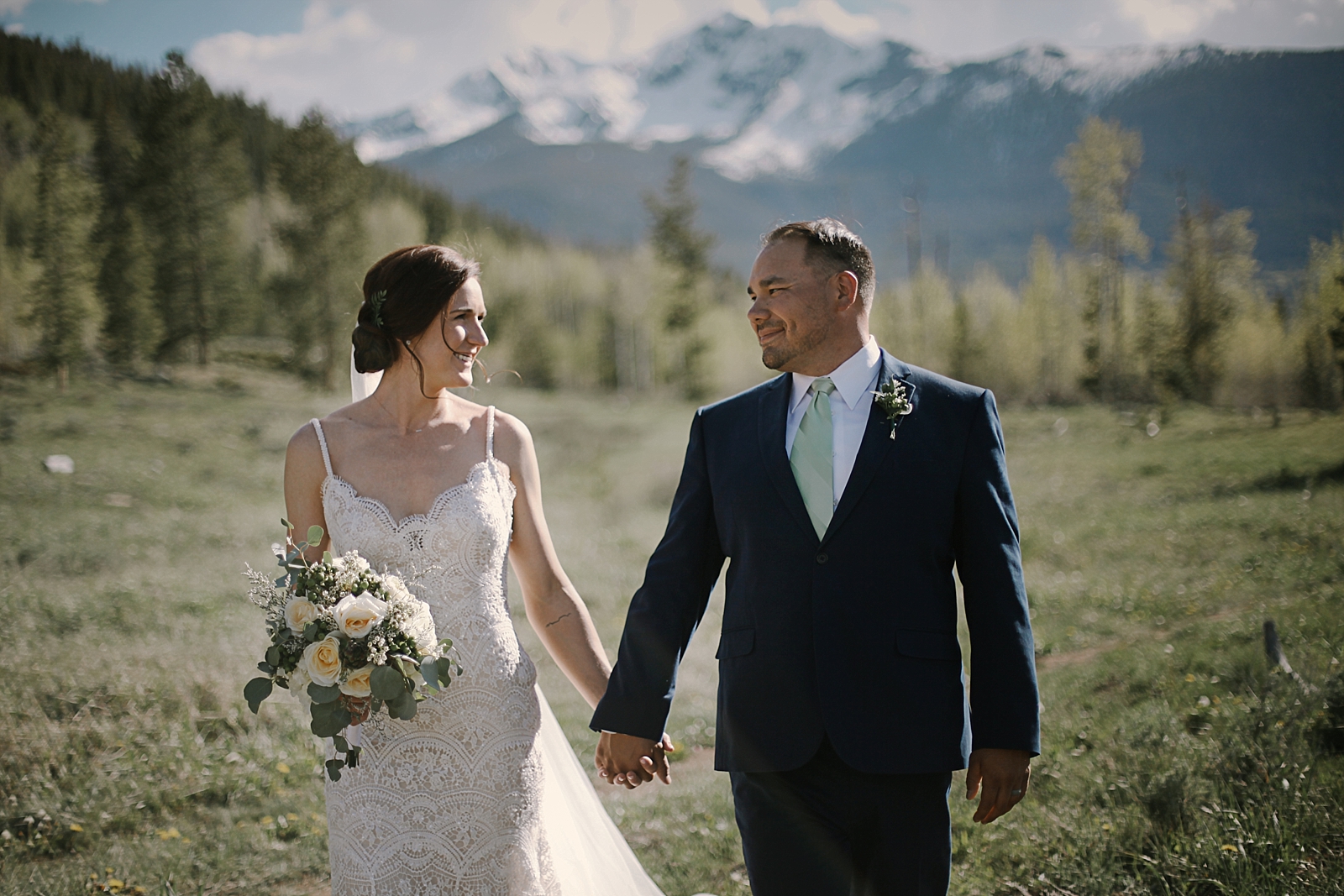 bride and groom at agape outpost, the church at agape outpost wedding, breckenridge colorado wedding photographer, breckenridge colorado wedding, agape outpost wedding photographer