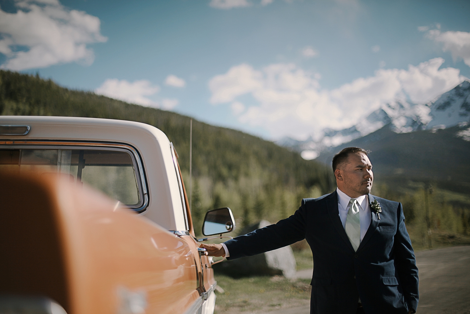 bride and groom in breckenridge colorado, breckenridge colorado wedding, breckenridge colorado wedding photographer, the church at agape outpost wedding, agape outpost wedding photographer