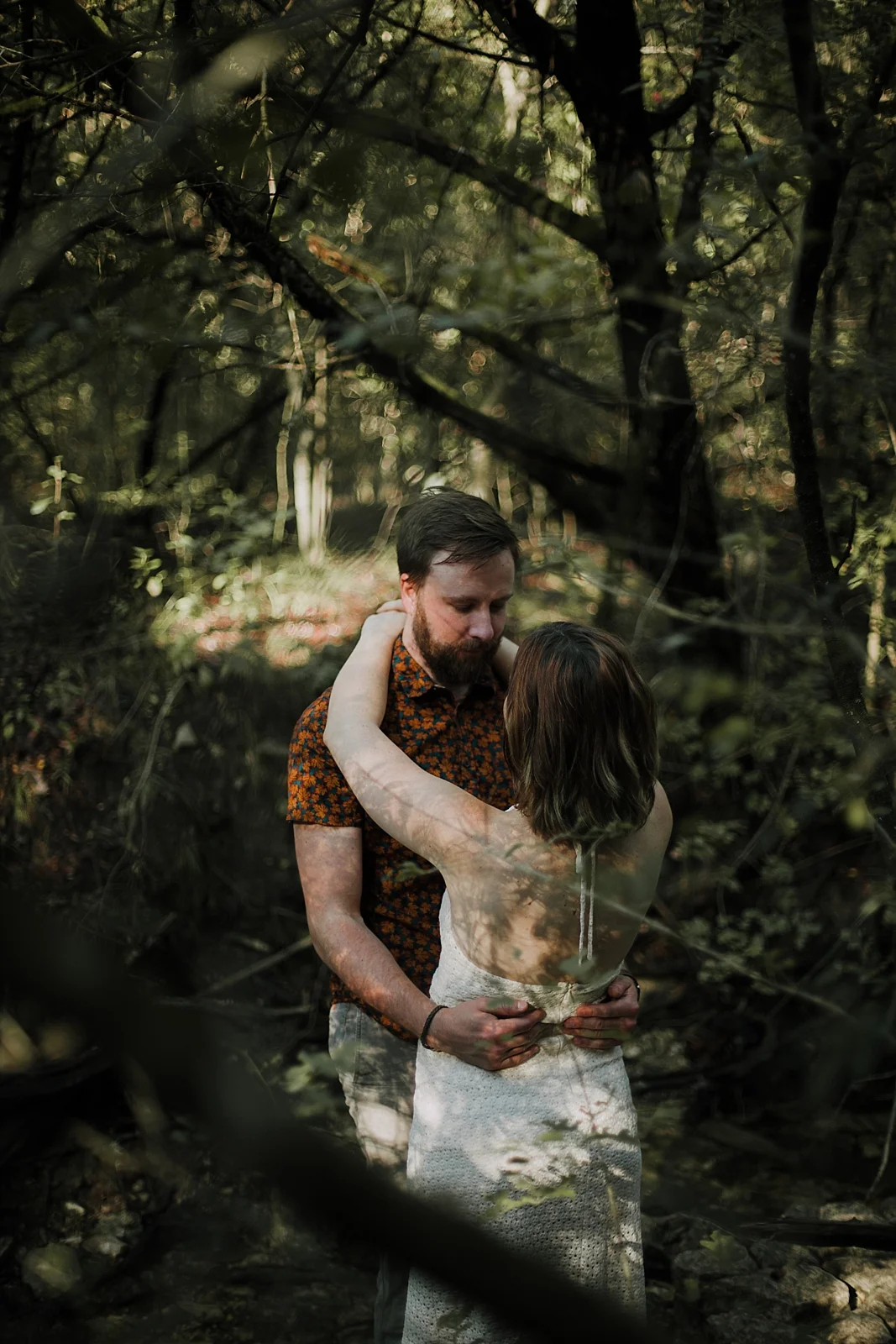 couple in the woods, hiking engagements, austin texas wedding photographer, dripping springs texas wedding photographer, paris france wedding photographer